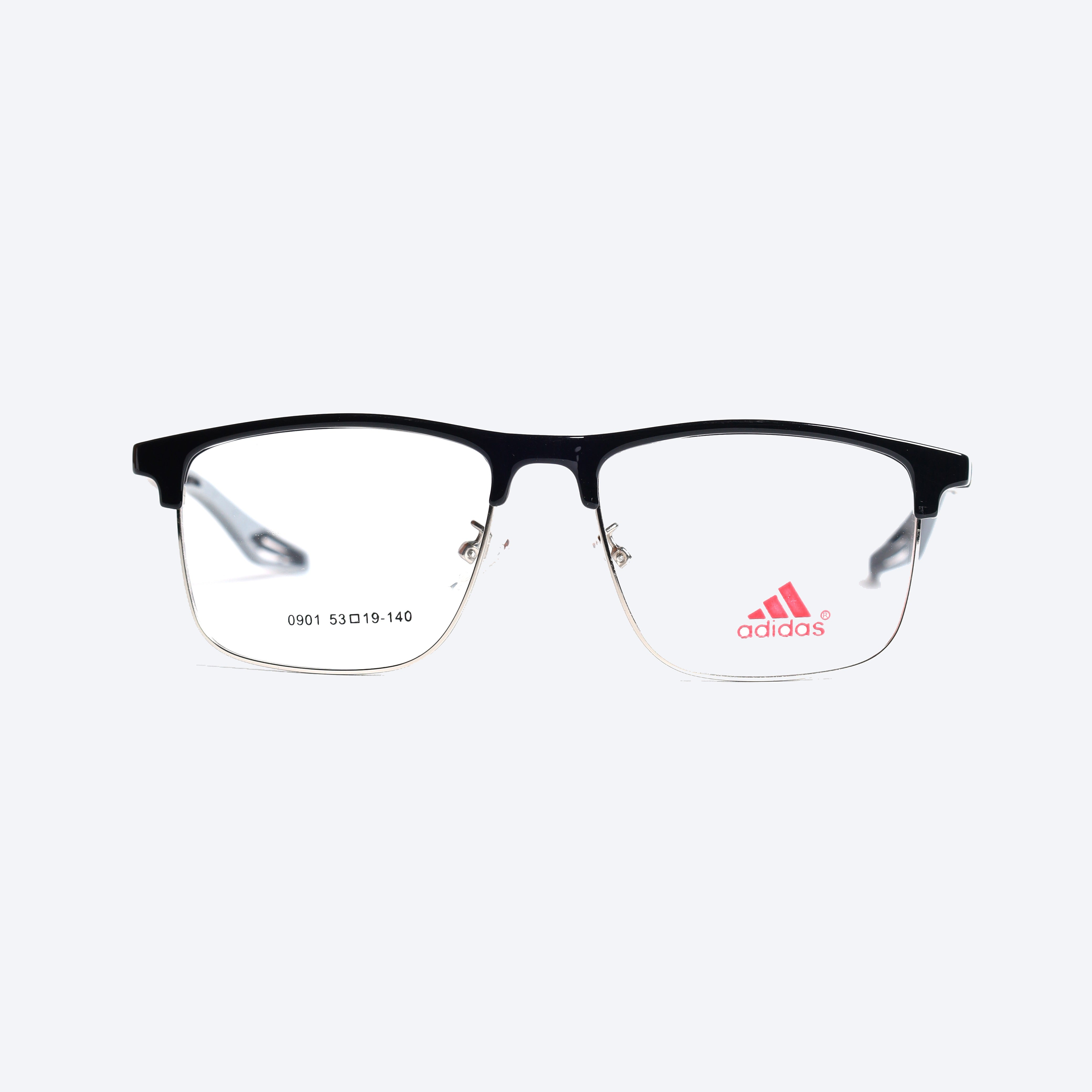 Adidas 0901 Club master Eye Glasses for Unisex - Black Golden