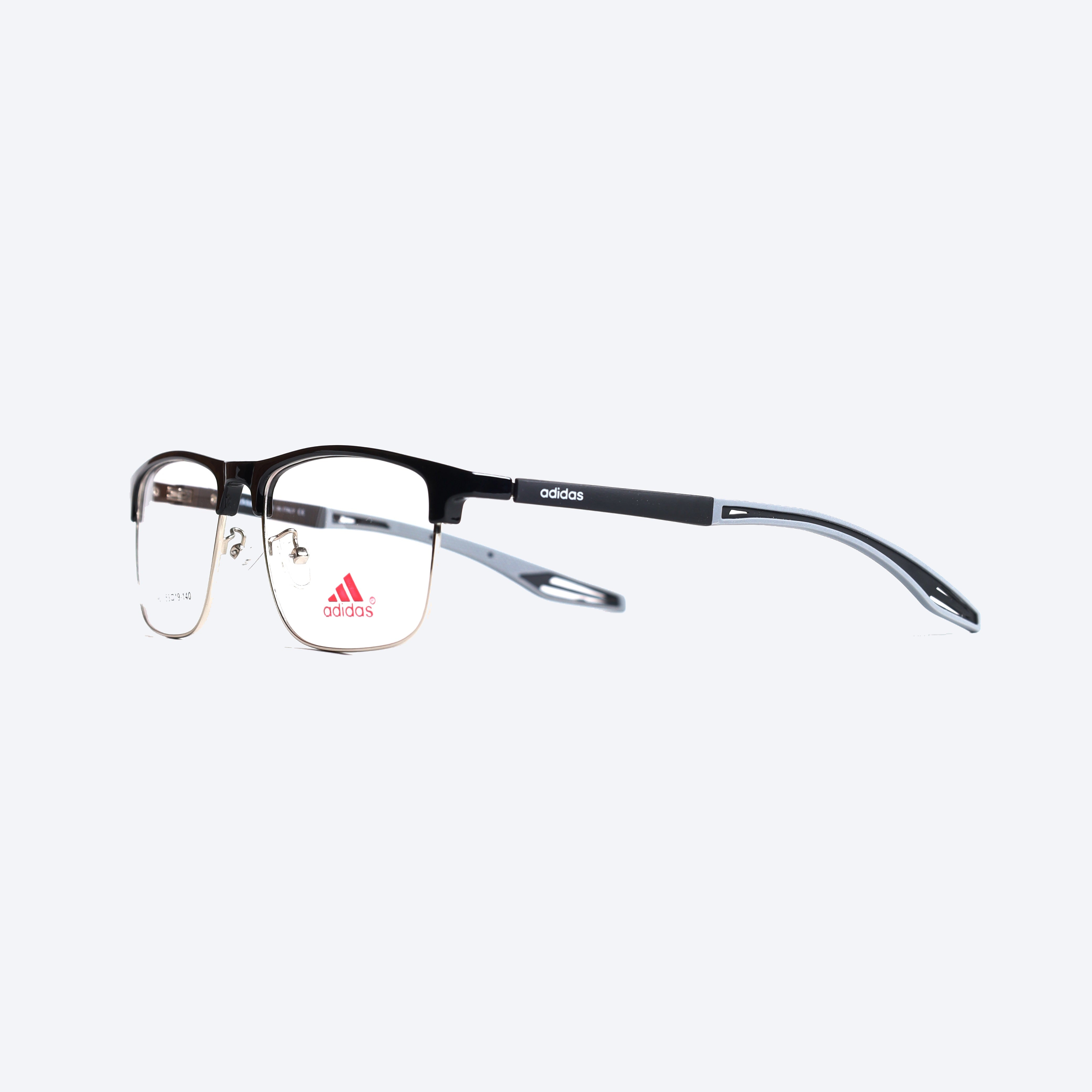 Adidas 0901 Club master Eye Glasses for Unisex - Black Golden