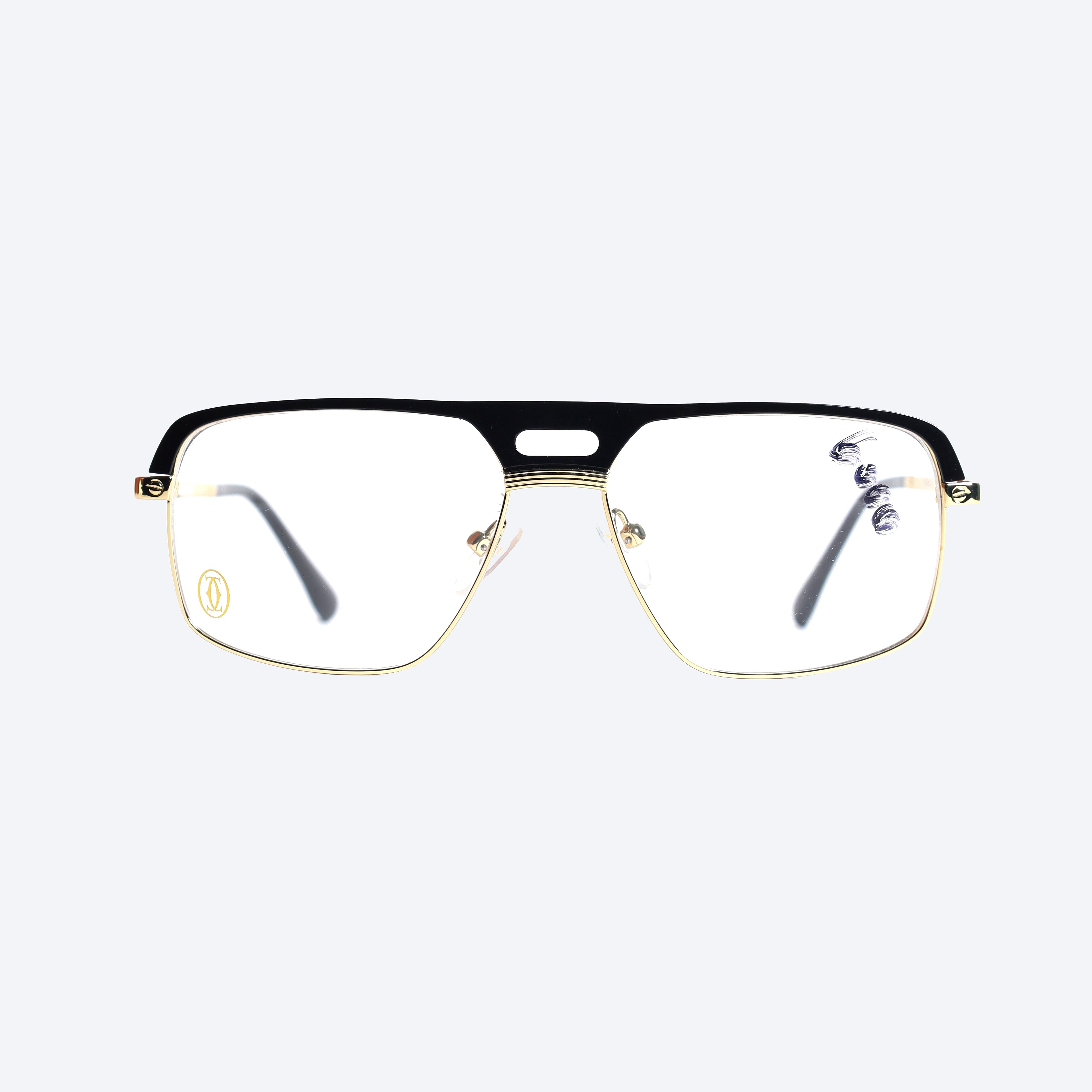 Cartier 120465J Aviator Eye Glasses for Gents - Gold