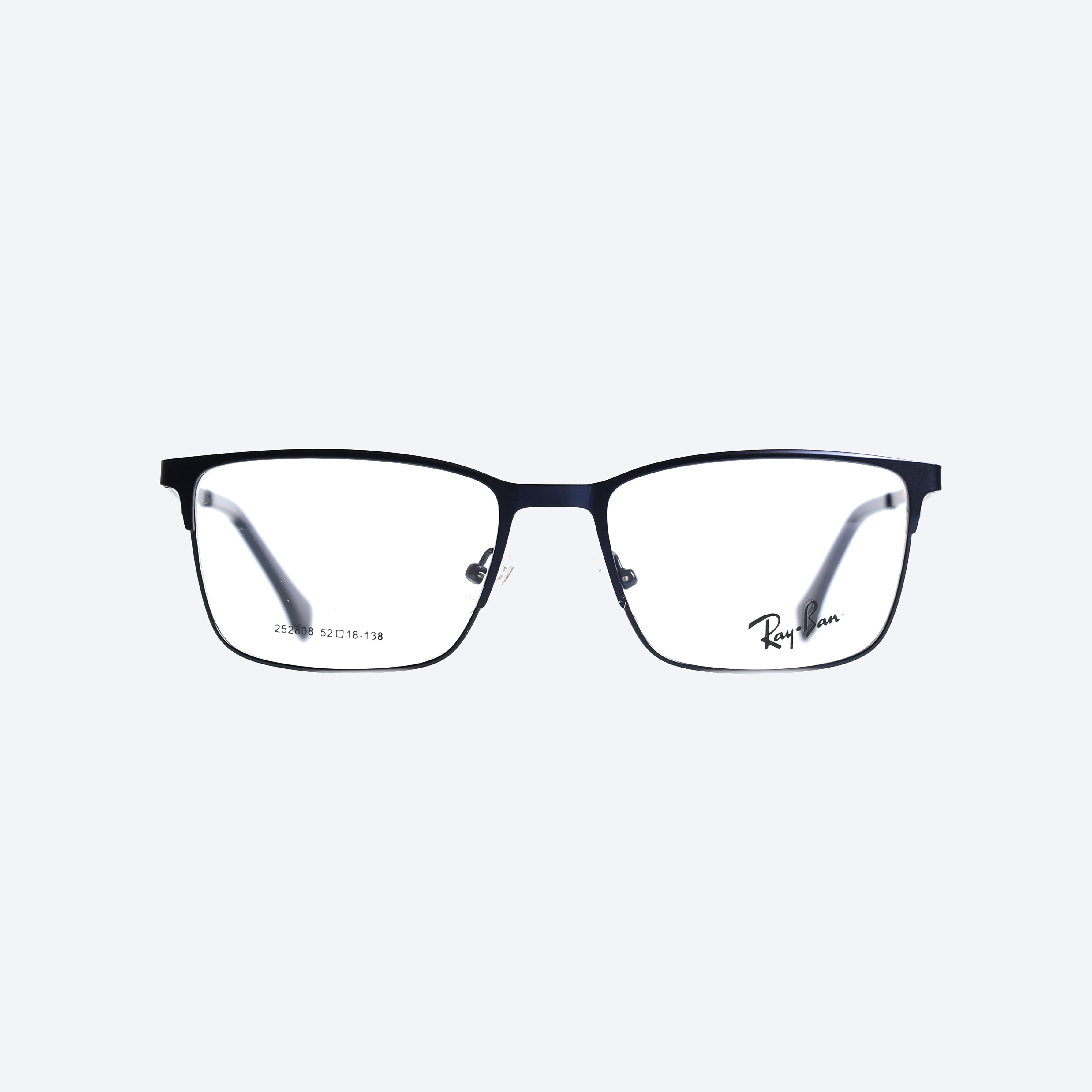 Ray Ban 252808 Rectangle Eye Glasses for Unisex - Blue