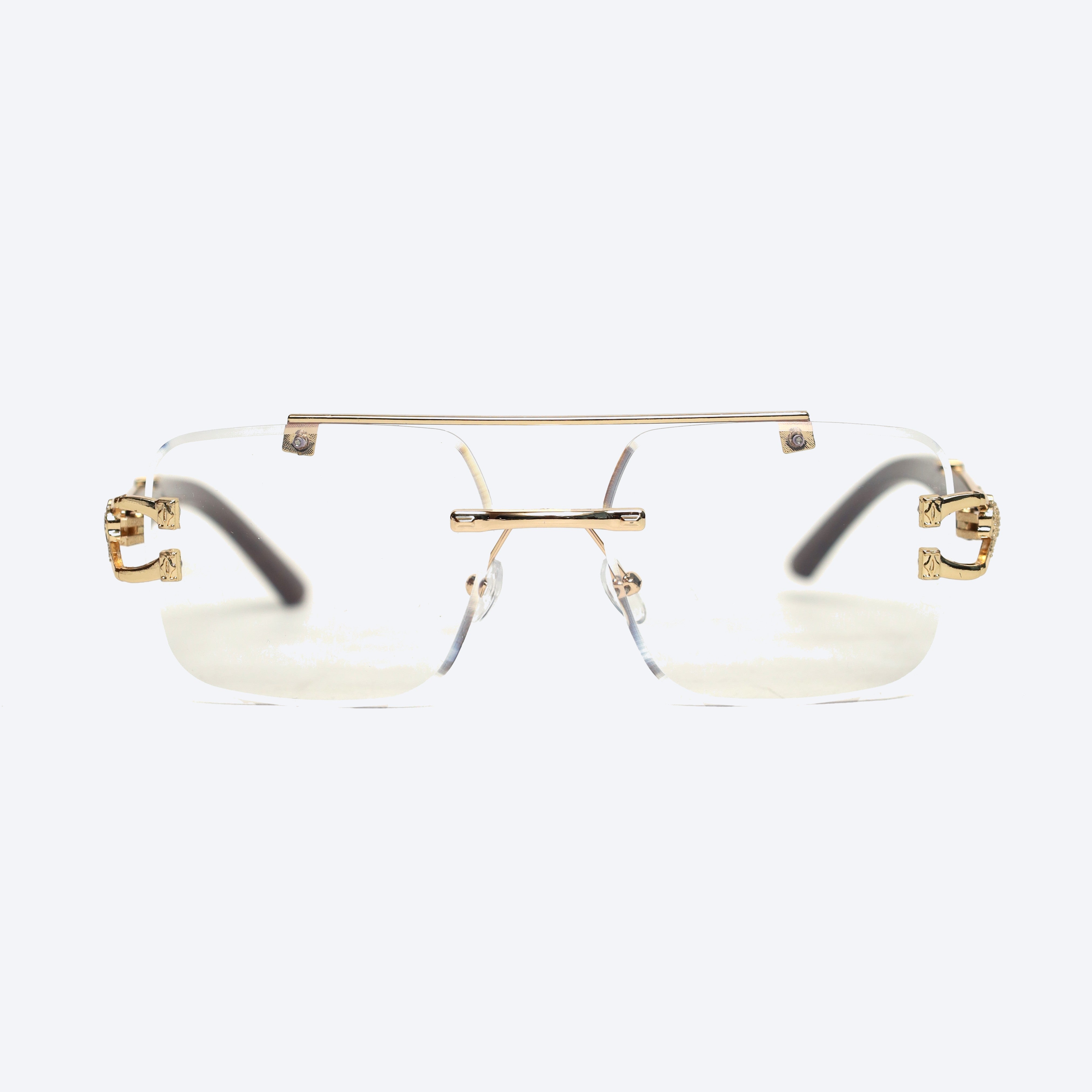 Transition Rimless Sunglasses Generic-2 Aviator Eyeglasses