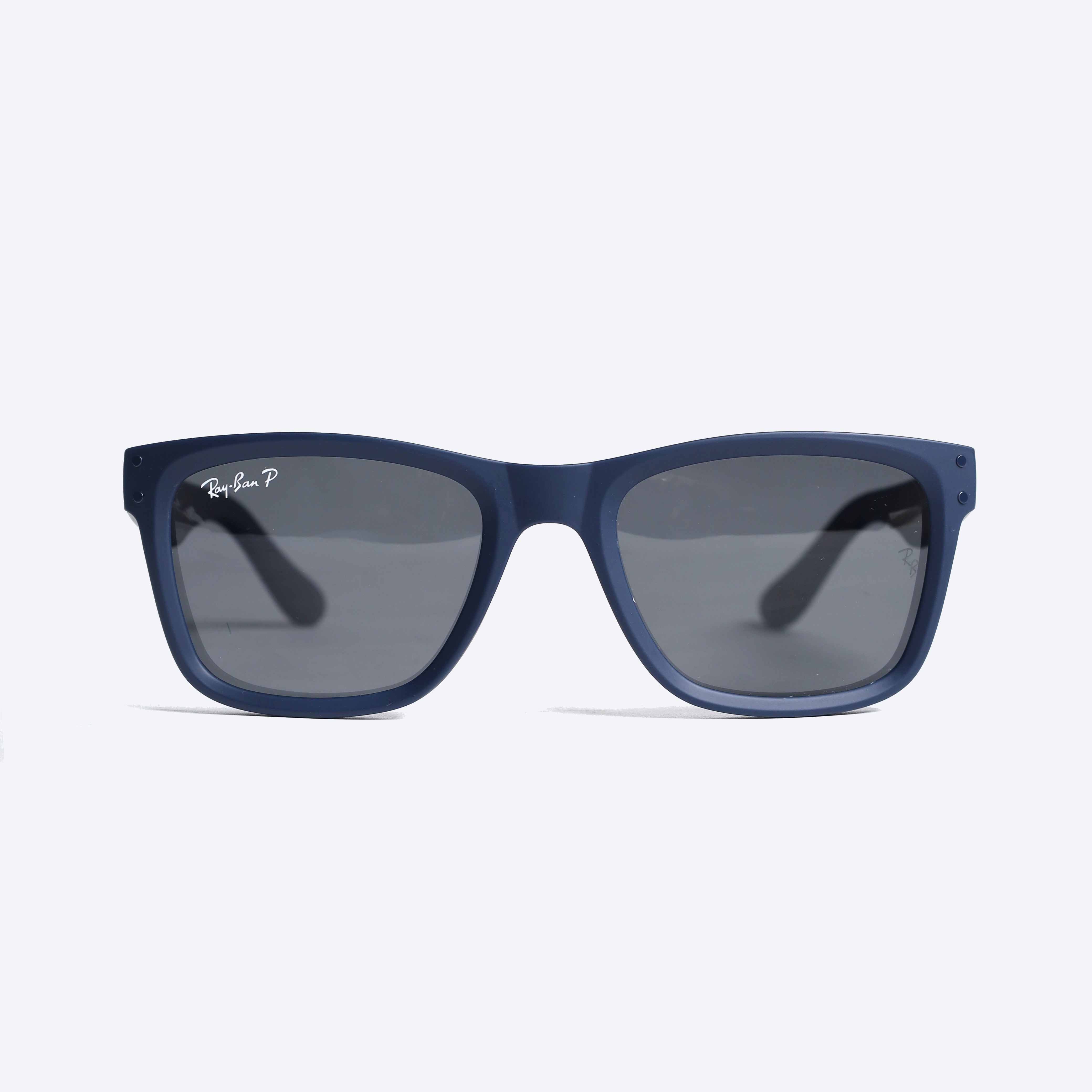 Rayban Polarised 24015 Wayfarer Sunglasses - Blue