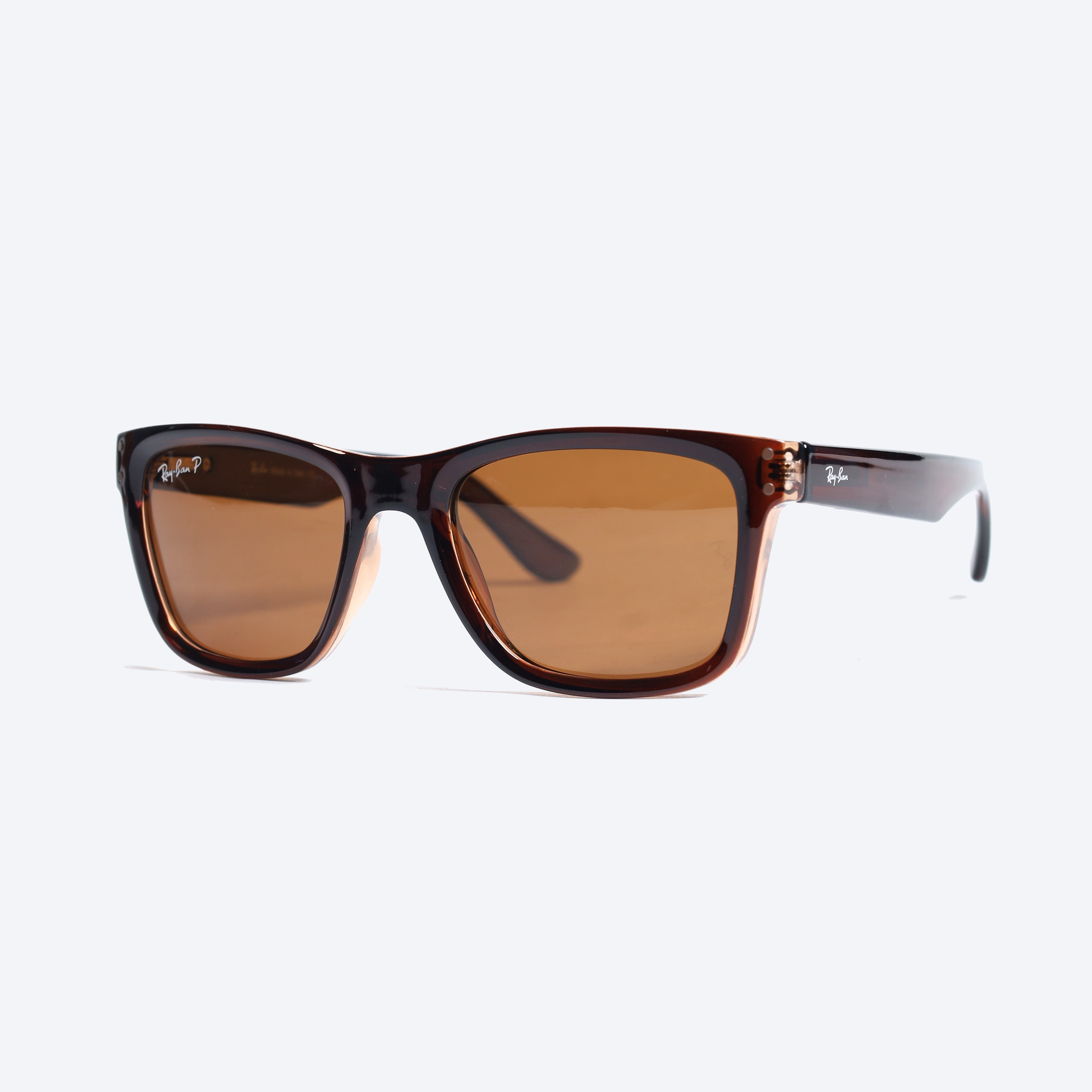 Rayban Polarised 24015 Wayfarer Eyeglasses - Brown