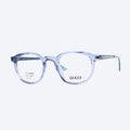 Gucci 850203 Geometric Eyeglasses - Transparent Blue