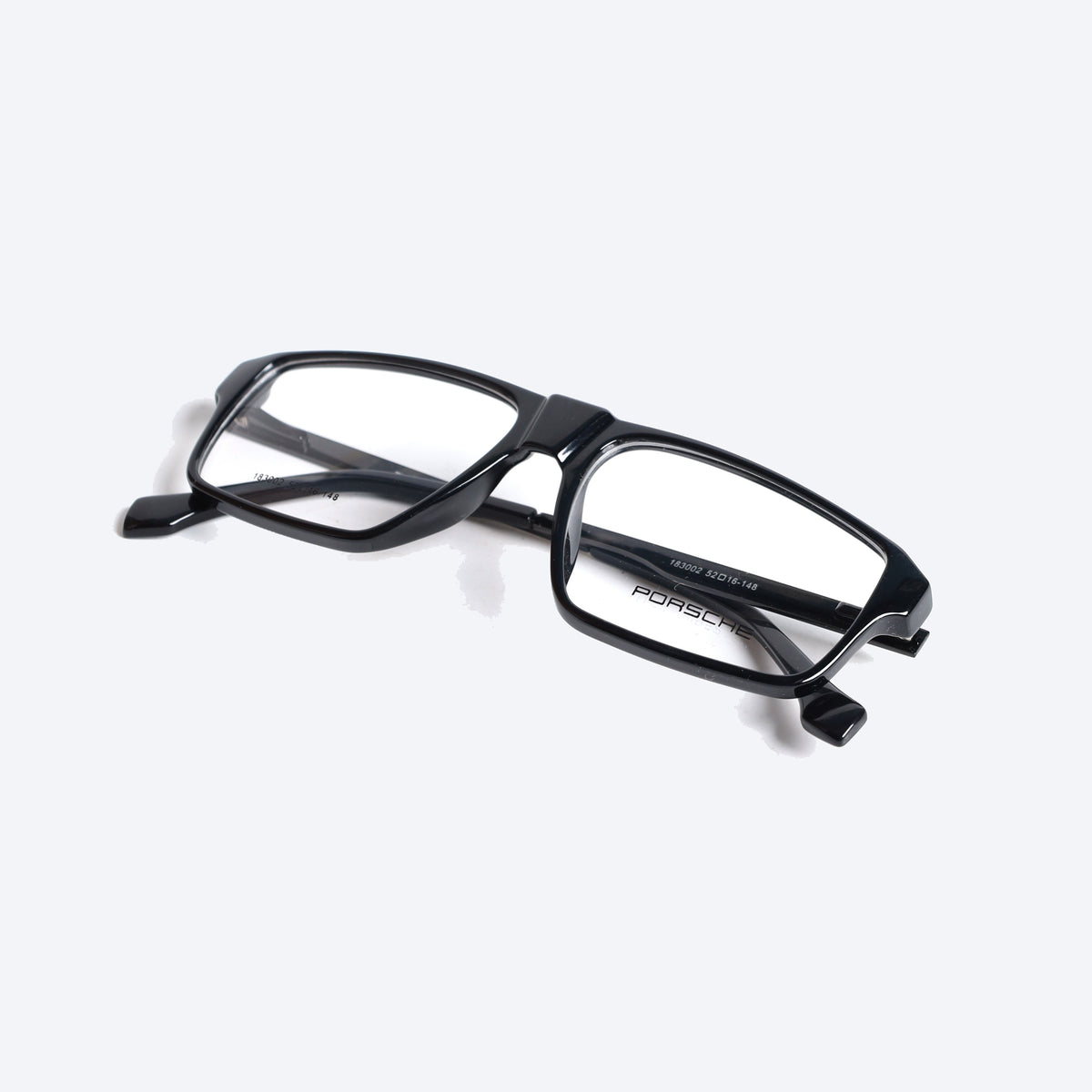 Porsche 183002 Geometric aviator Eye Glasses for Gents - Black