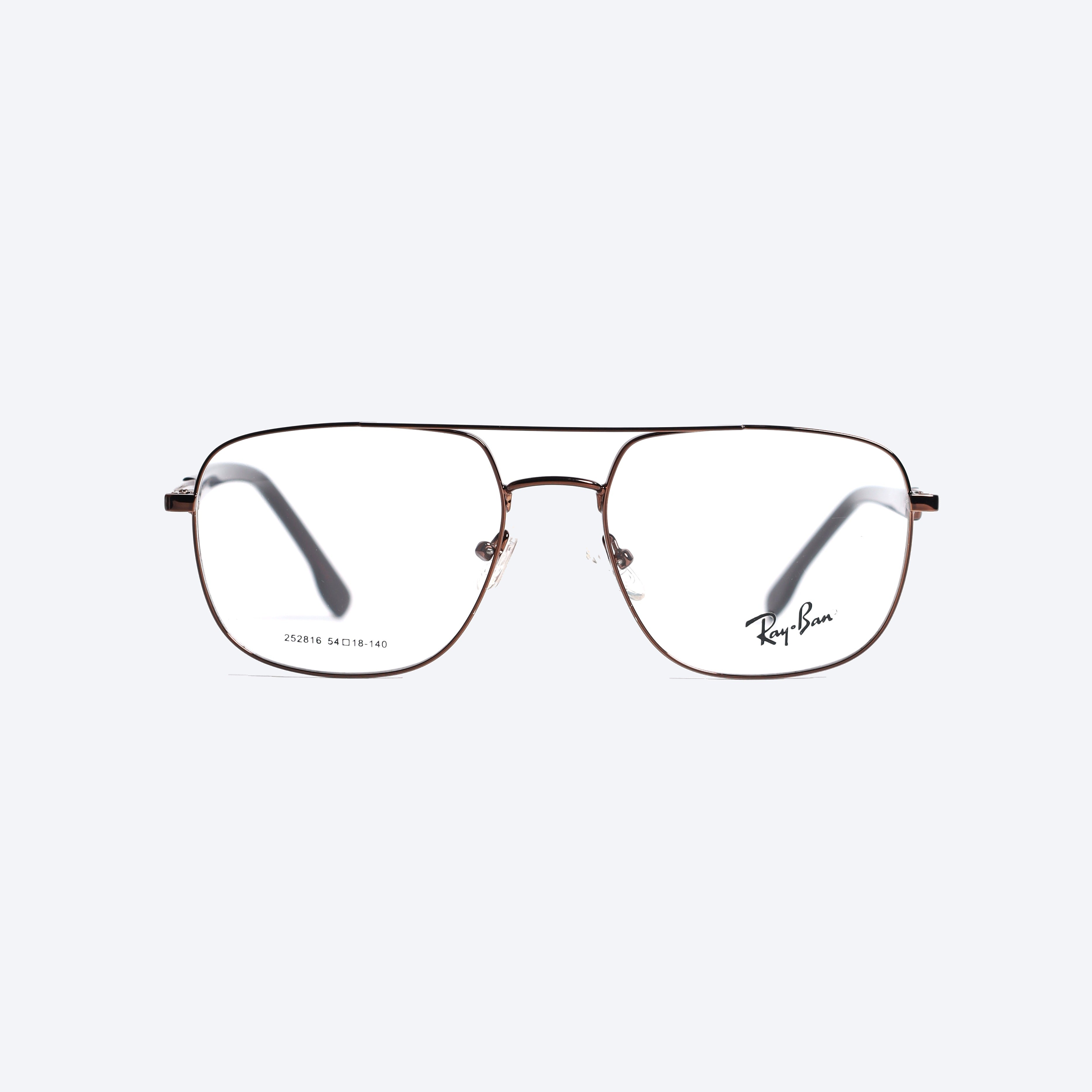 Ray Ban 251816 Aviator Eye Glasses for Gents - Brown