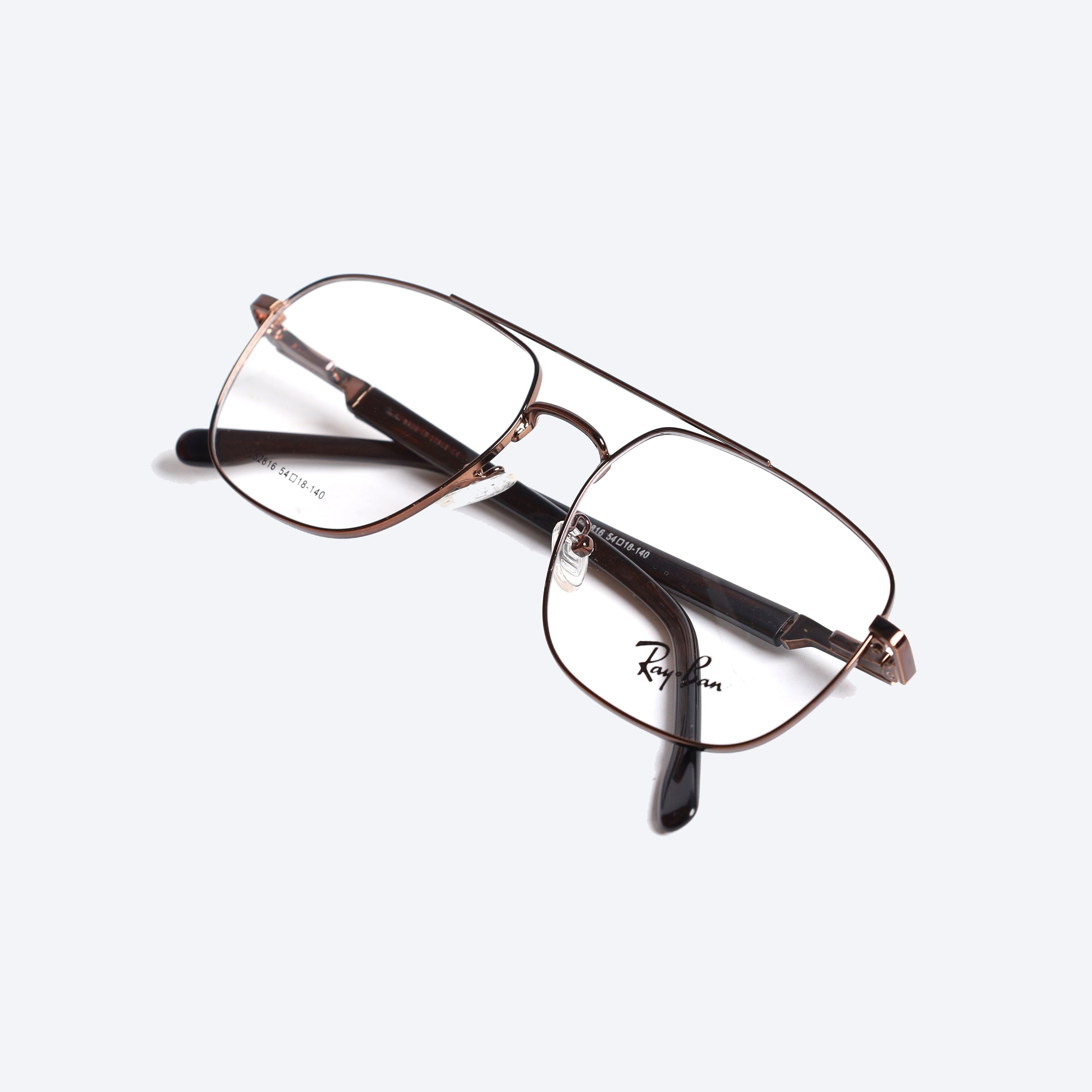 Ray Ban 251816 Aviator Eye Glasses for Gents - Brown