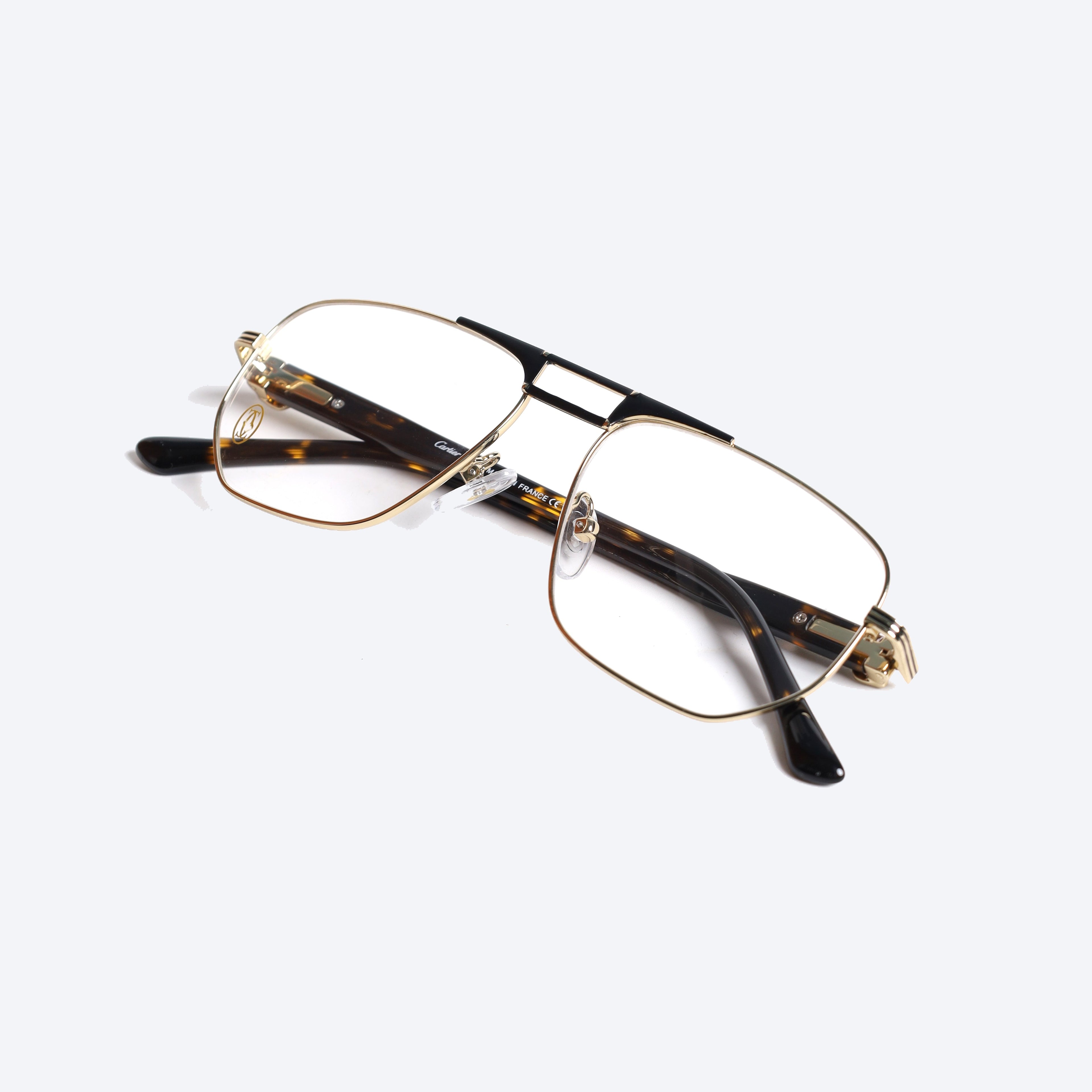 Cartier 120676J Aviator Eye Glasses for Gents - Gold