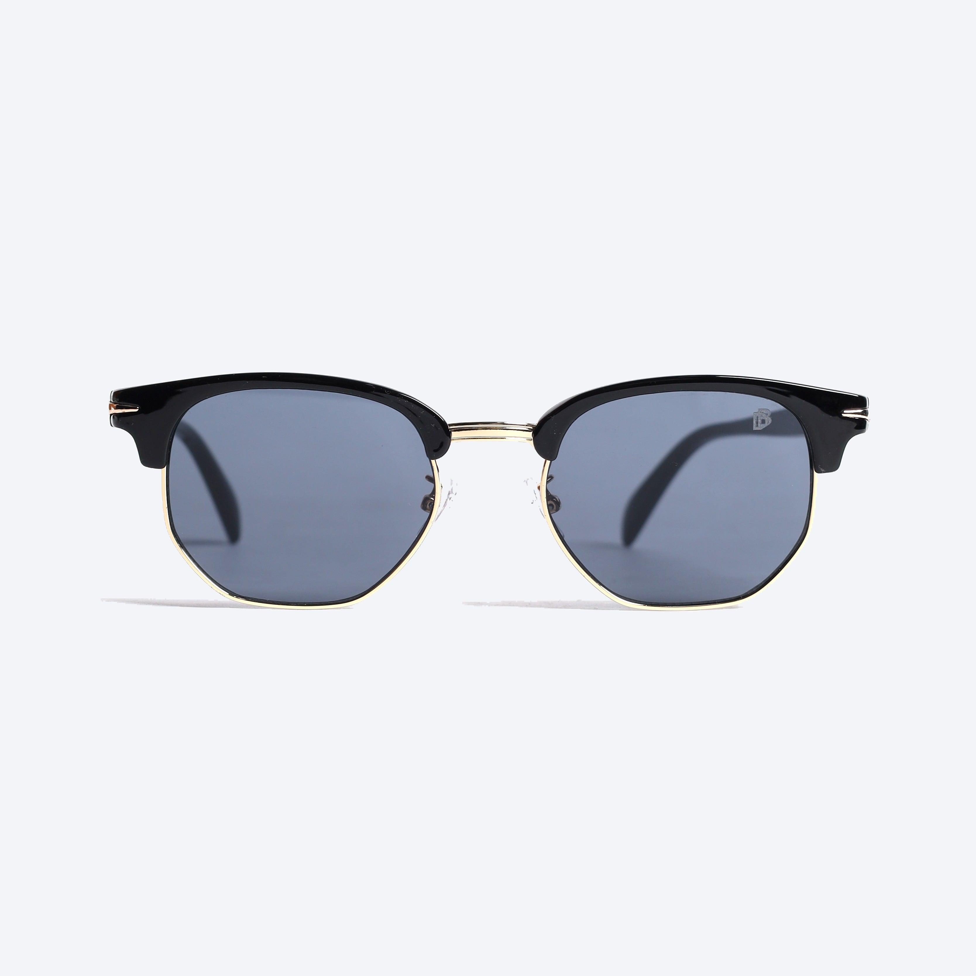 David Beckham 1889 C3 Wayfarer Sun Glasses for Unisex - Black Golden