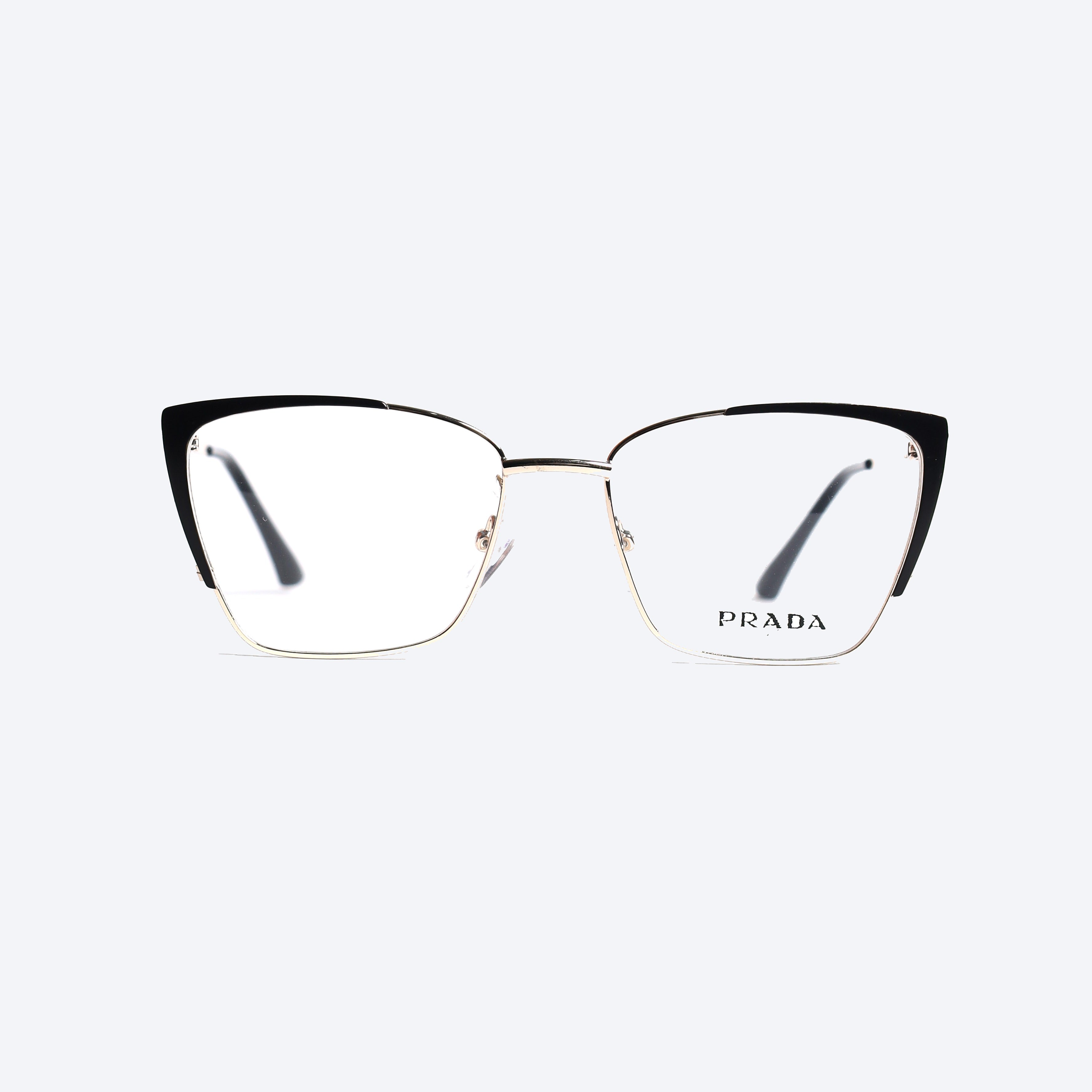 Prada MM585 Cat eye Eye Glasses for Ladies - Gold