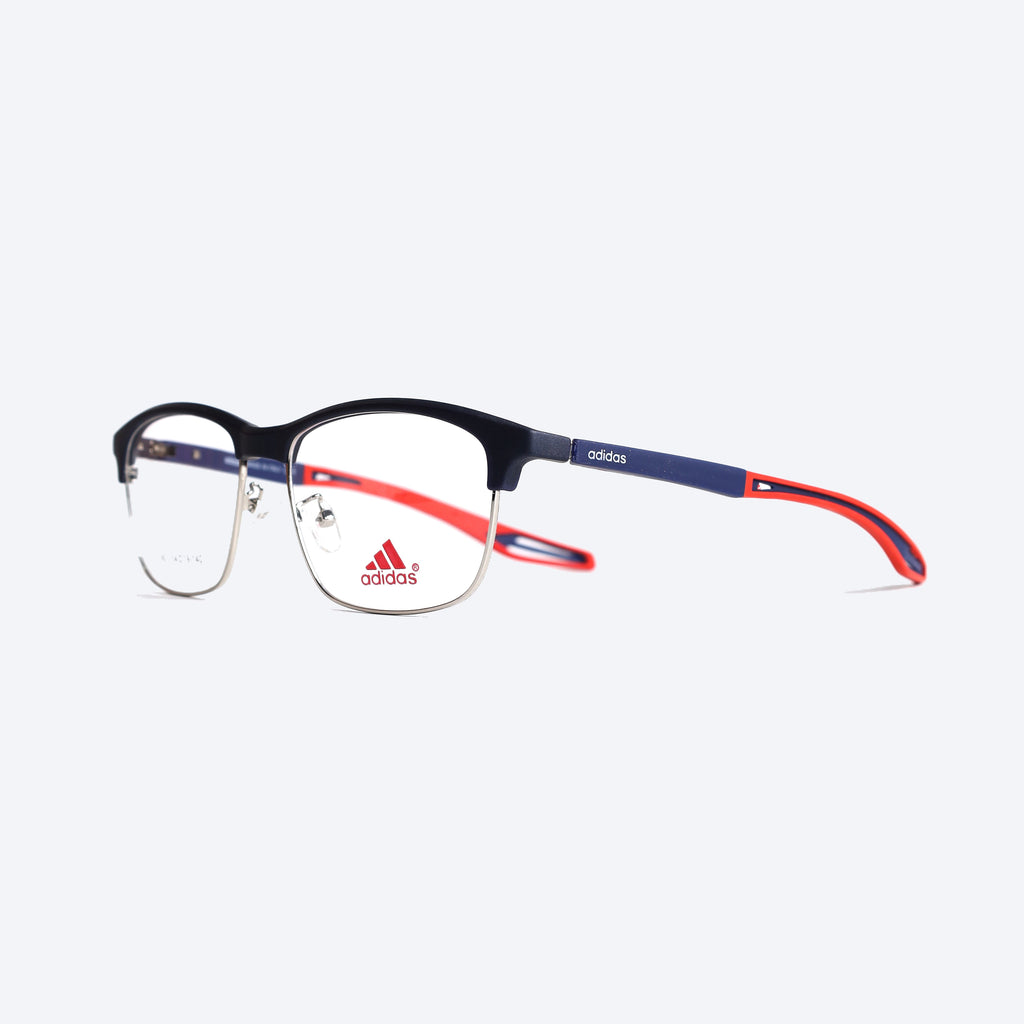 Adidas 0903 Club master Eye Glasses for Unisex - Black Silver