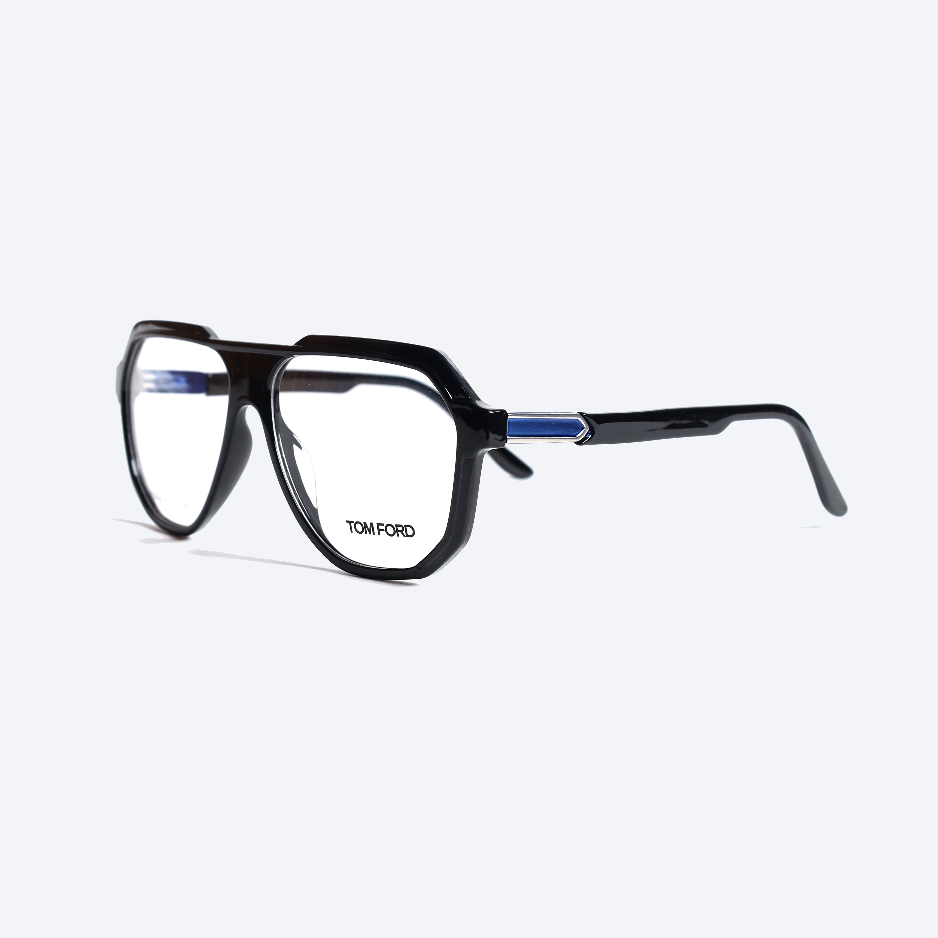 Tom Ford 525044 Geometric aviator Eye Glasses for Gents - Black