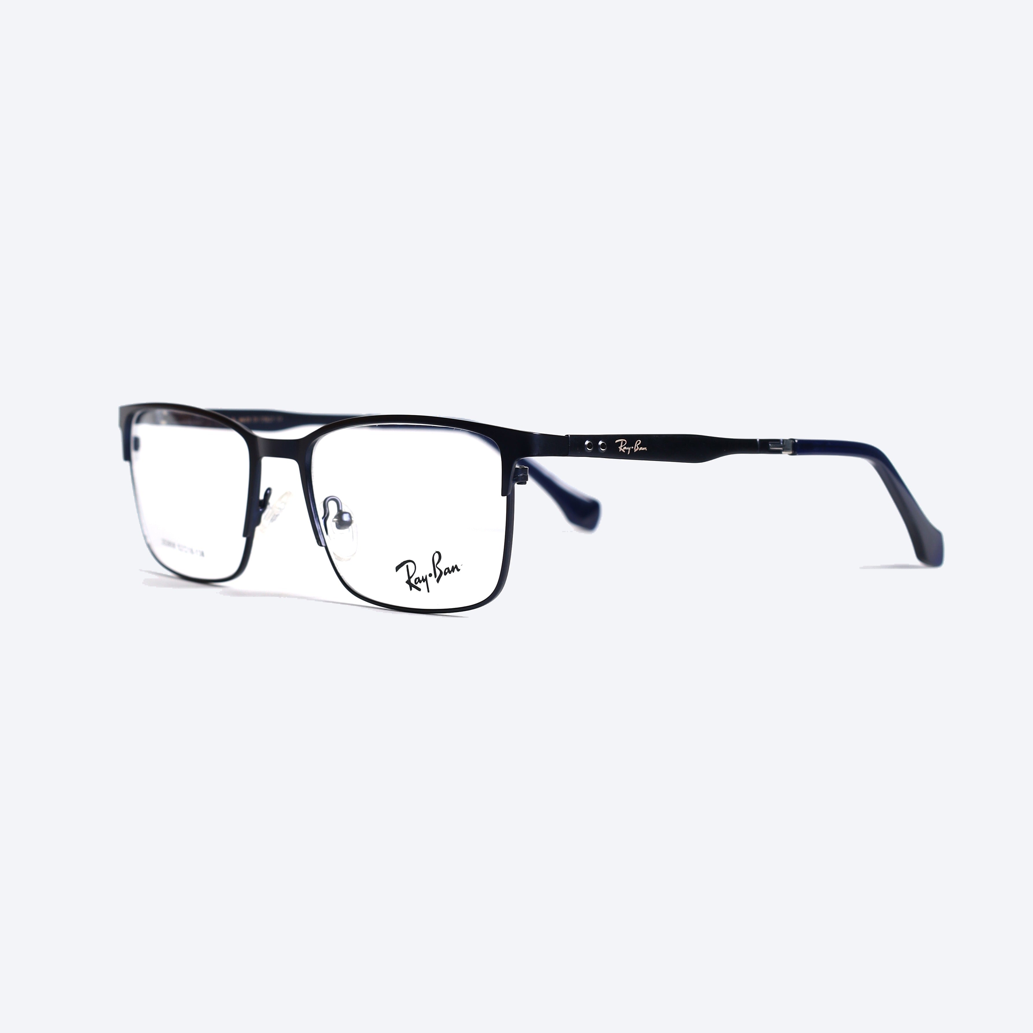 Ray Ban 252808 Rectangle Eye Glasses for Unisex - Blue