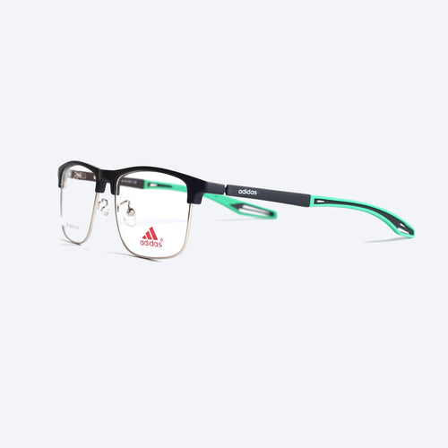 Adidas 0901 Club master Eye Glasses for Unisex - Black Silver