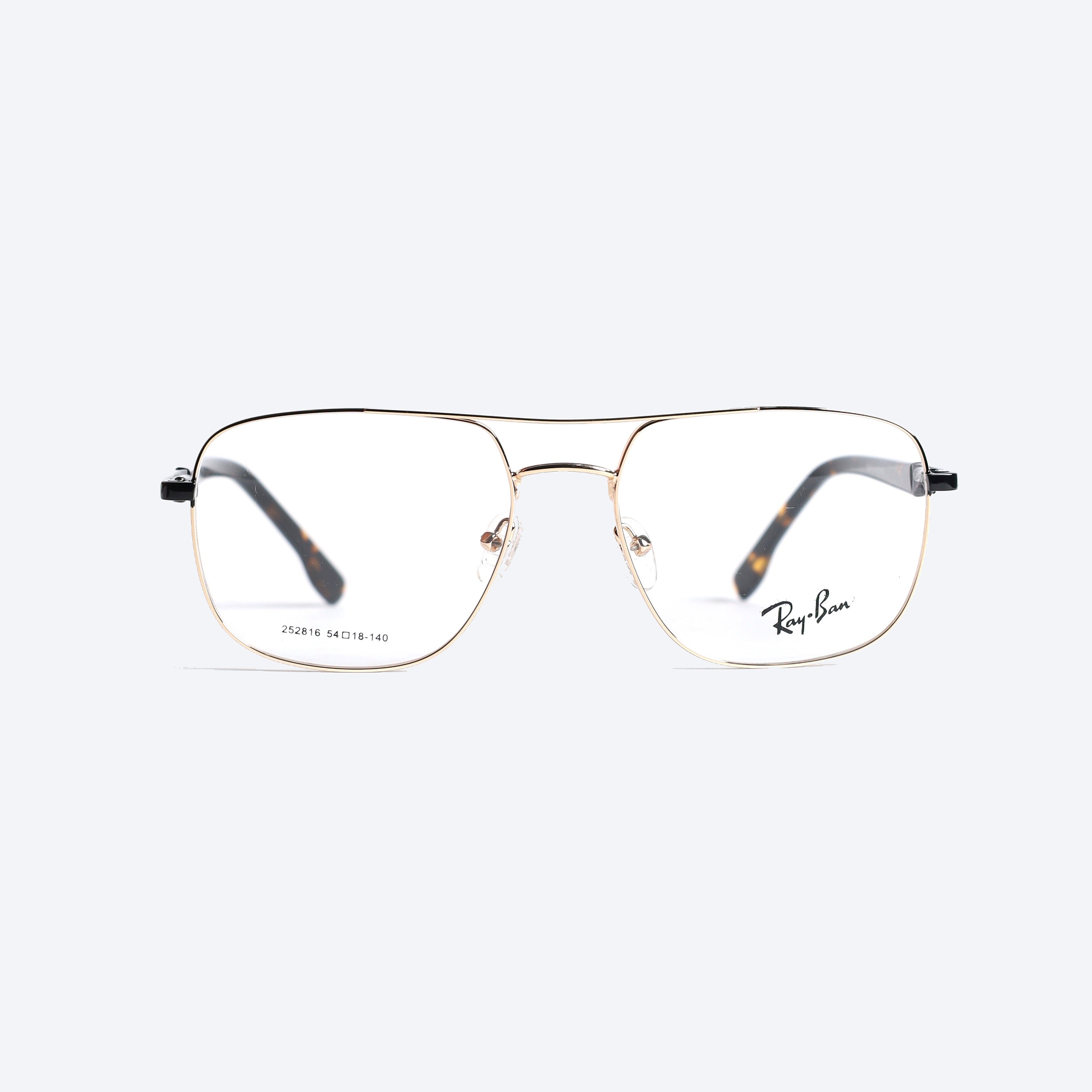 Ray Ban 252816 Aviator Eye Glasses for Gents - Gold