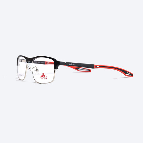 Adidas 0905 Club master Eye Glasses for Unisex - Black Silver