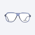 Tom Ford 525044 Geometric aviator Eye Glasses for Gents - Transparent blue