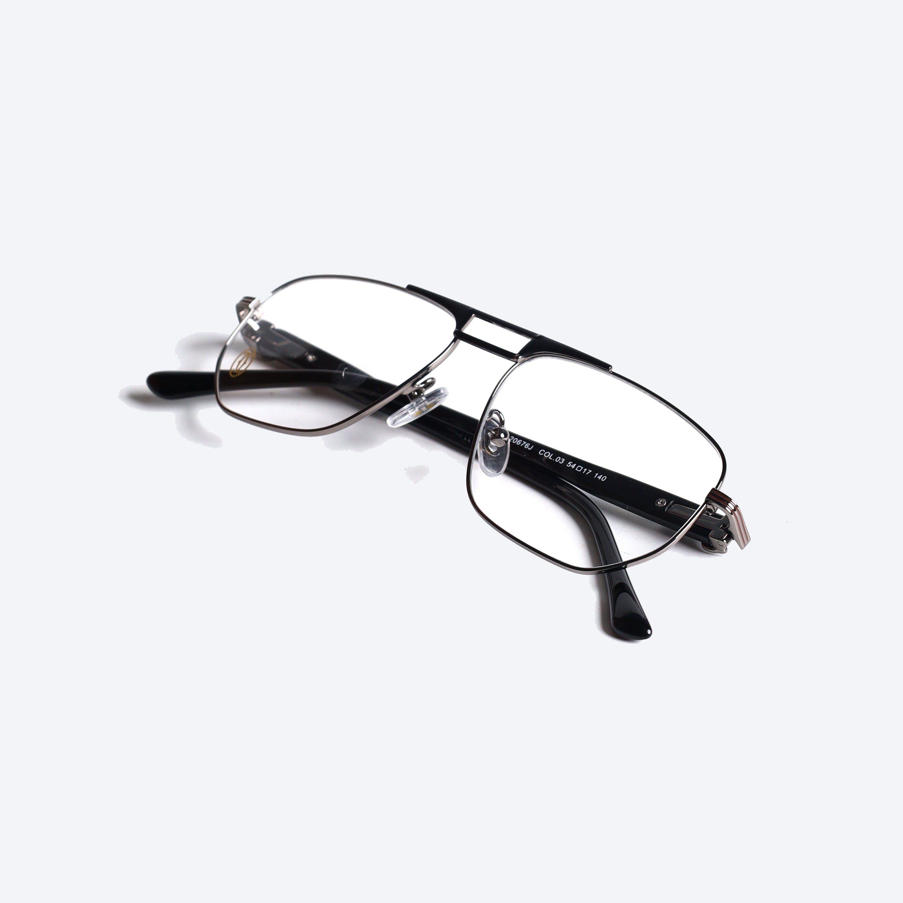 Cartier 120676J Aviator Eye Glasses for Gents - Grey