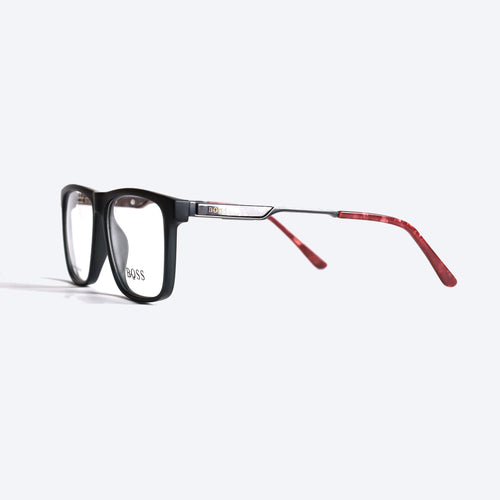 Boss 64008 Geometric aviator Eye Glasses for Gents - Black Matte