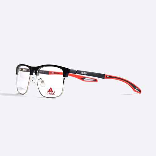 Adidas 0901 Club master Eye Glasses for Unisex - Black Silver