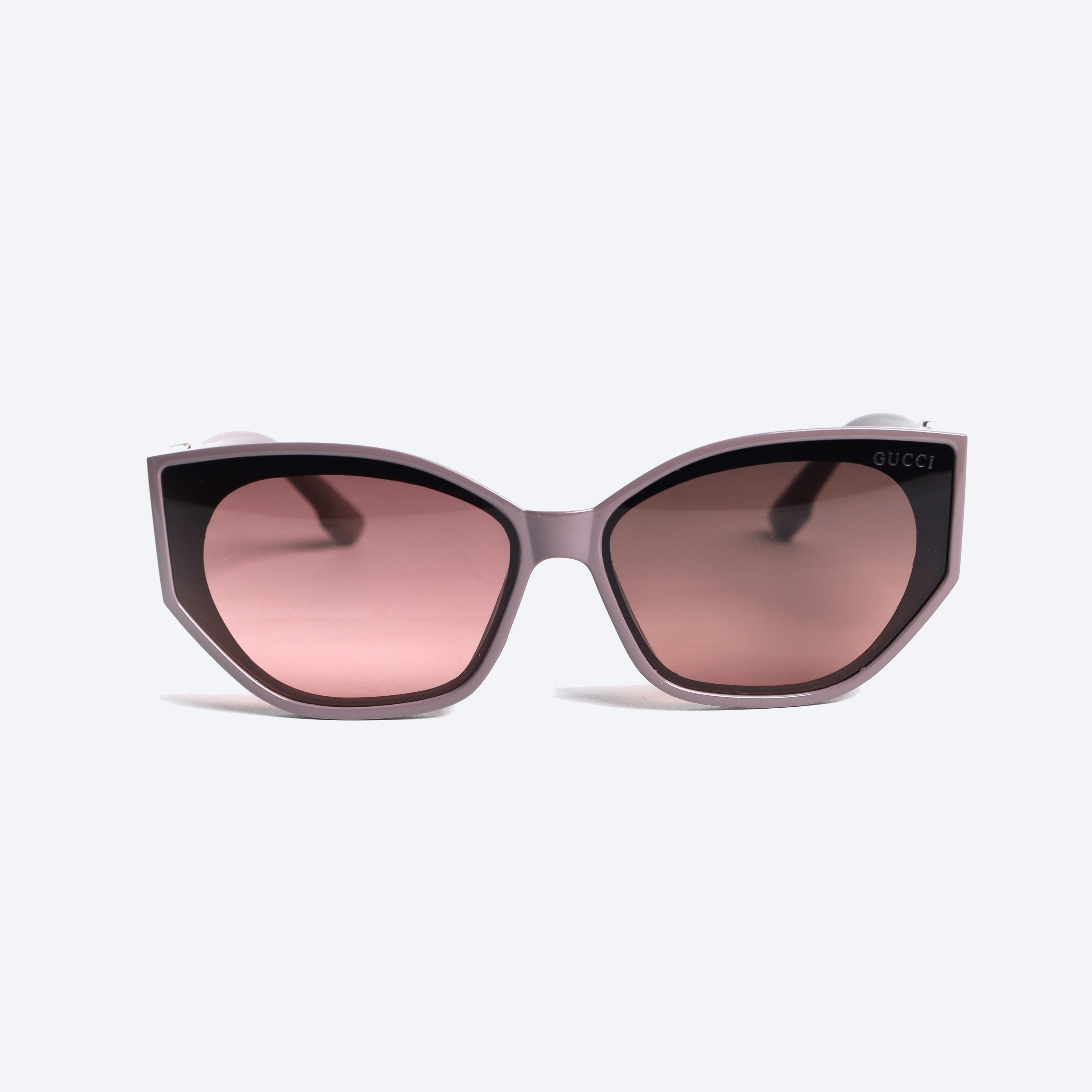 Gucci 3362 Geometric Sunglasses - Brown