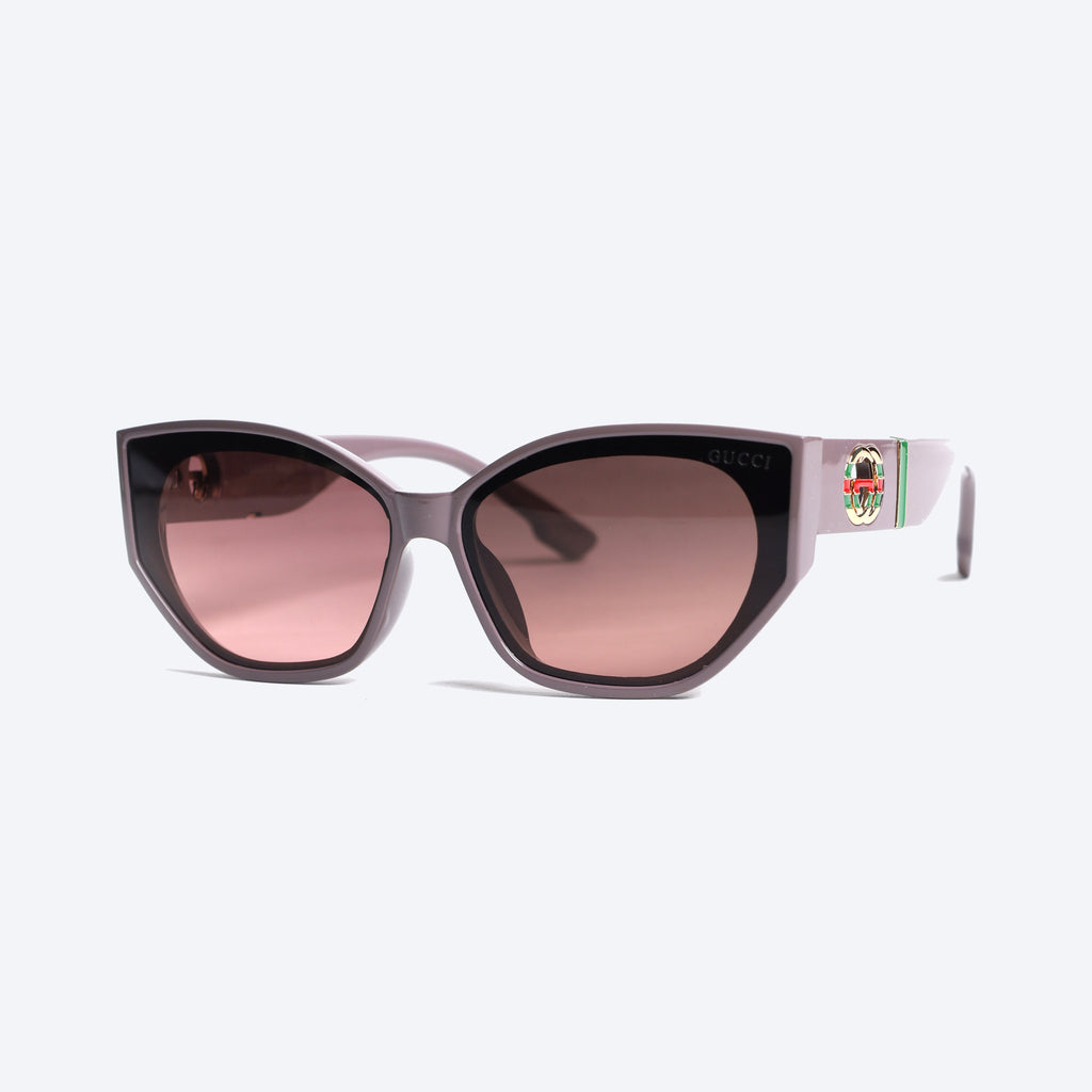 Gucci 3362 Geometric Sunglasses - Brown