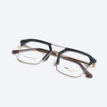 ZE-TECH 202533 Geometric aviator Eyeglasses - Black Golden