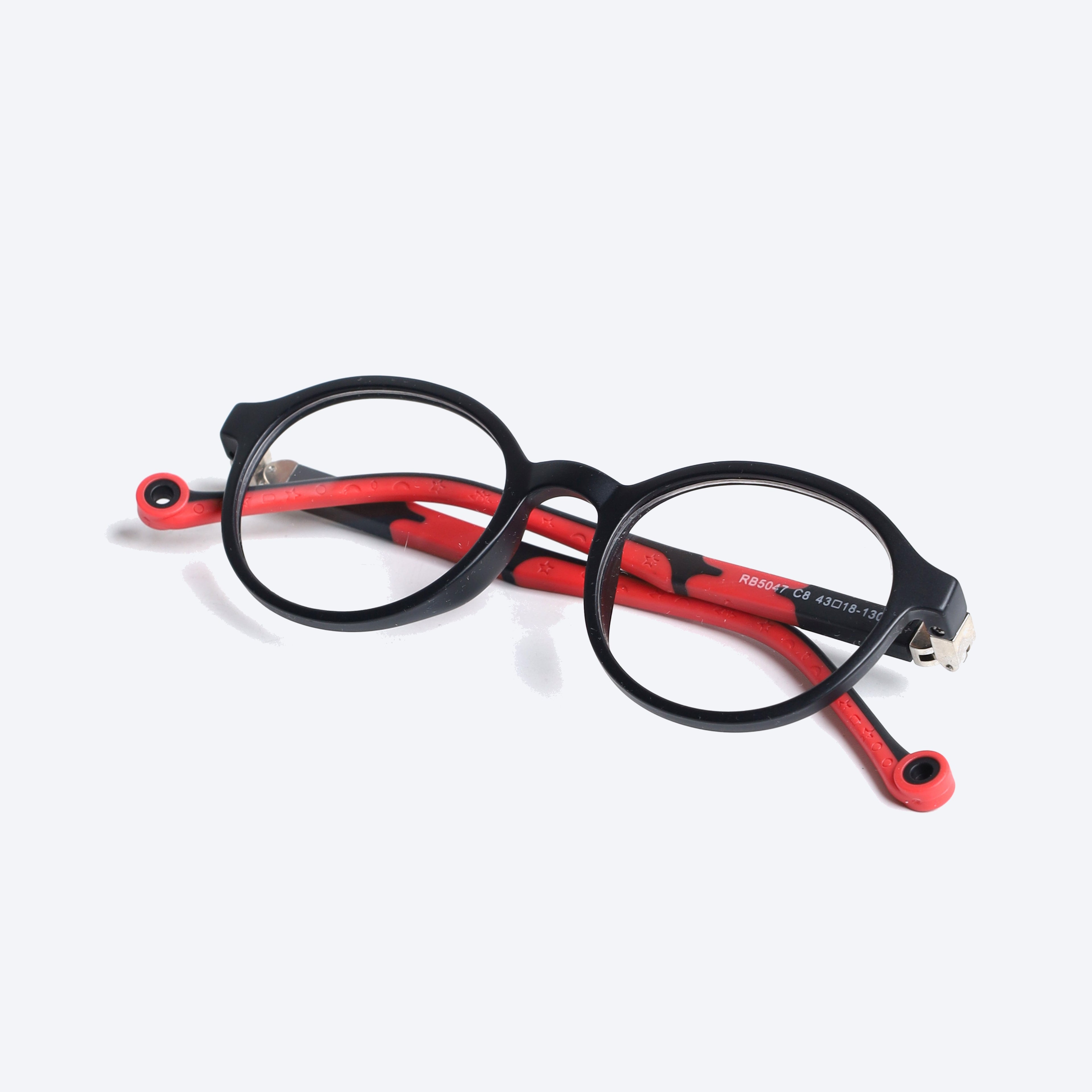 Kids TR90 RB5047 Round Eyeglasses - Black