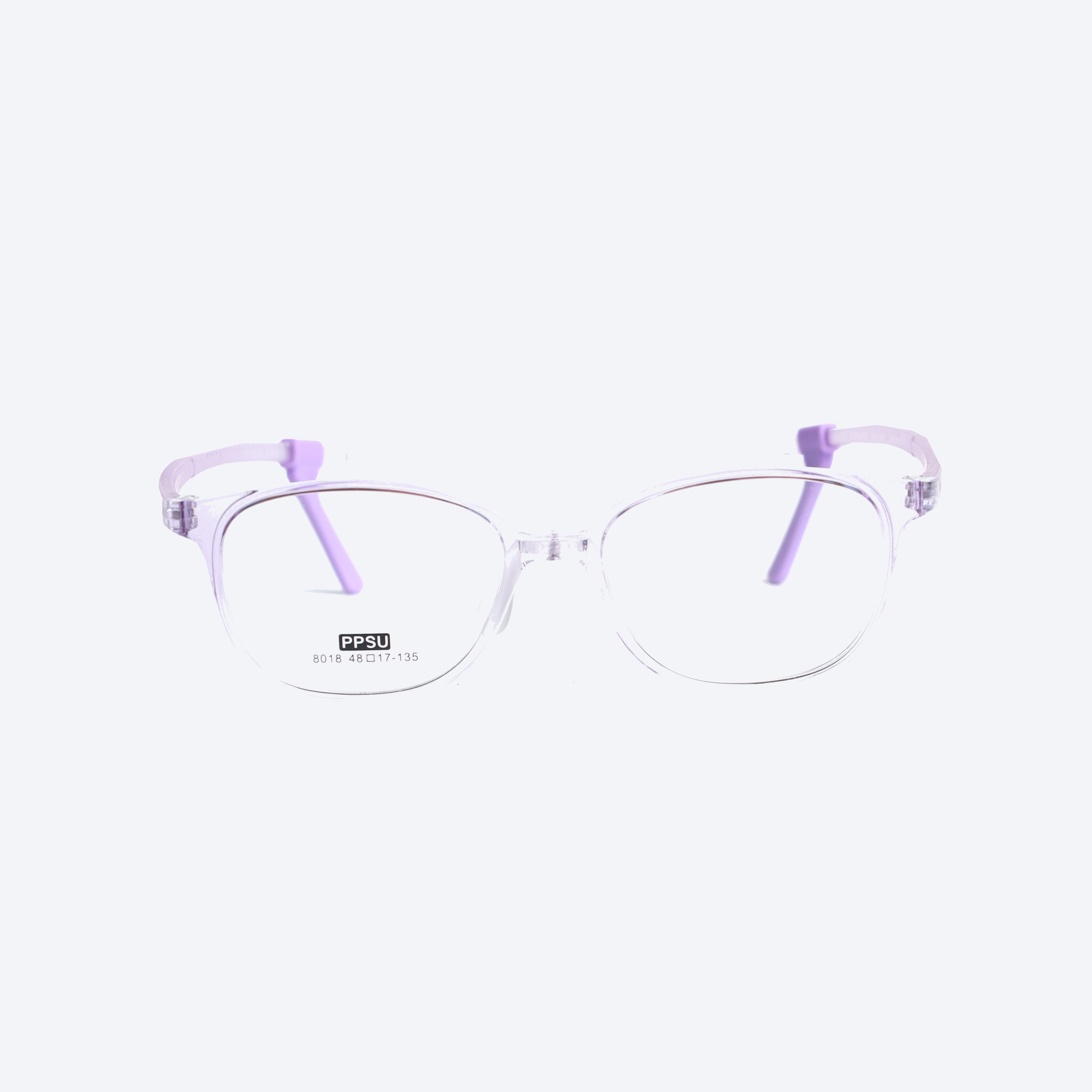 PPSU Kids TR90 8018 Oval Eyeglasses - Transparent Blue
