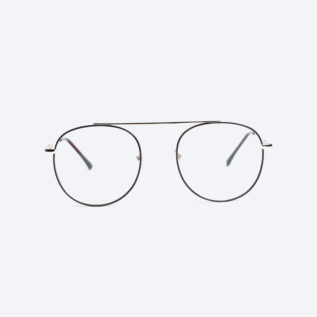 Round Generic 56150 Round Eyeglasses - Gold