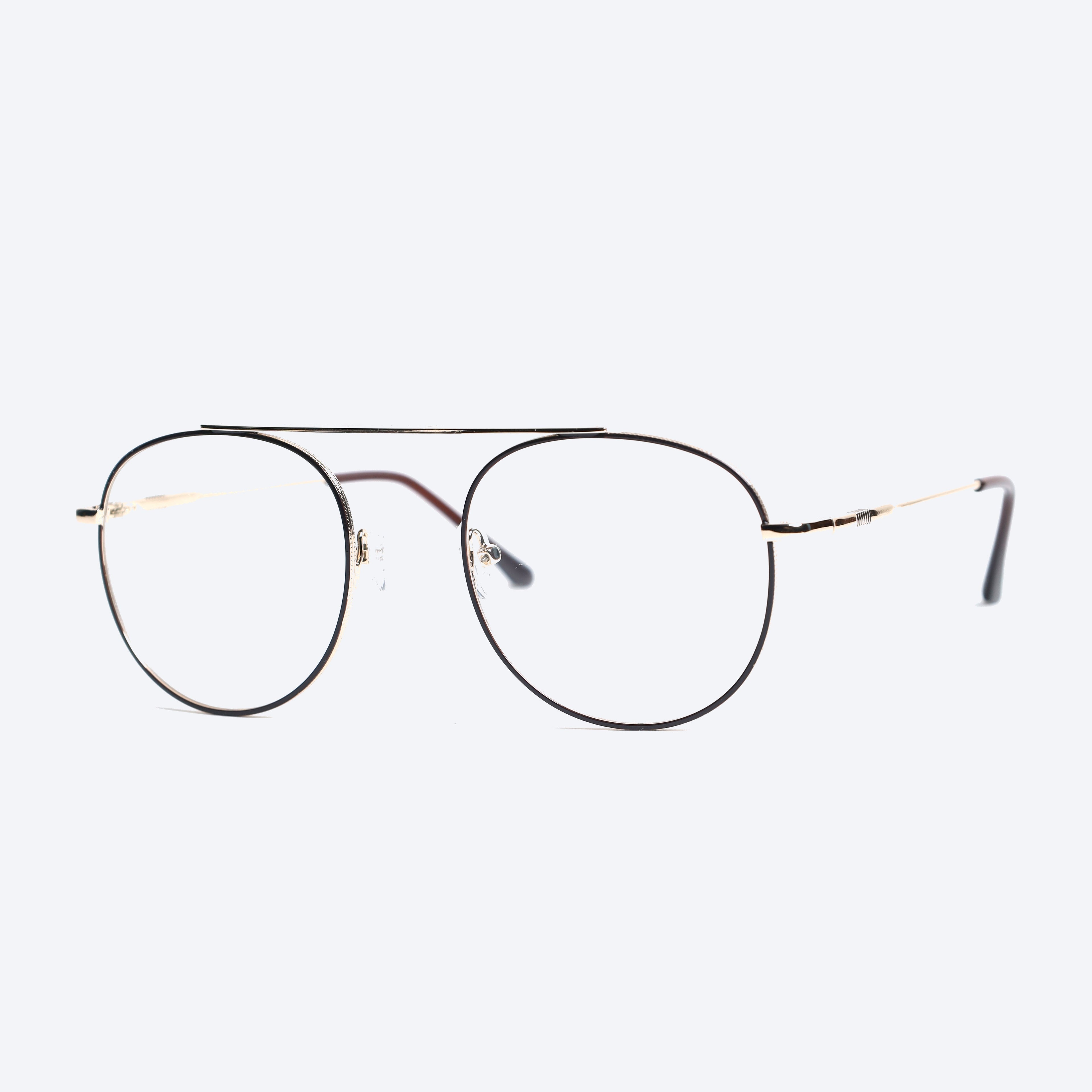 Round Generic 56150 Round Eyeglasses - Gold