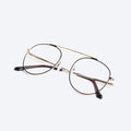 Round Generic 56150 Round Eyeglasses - Gold