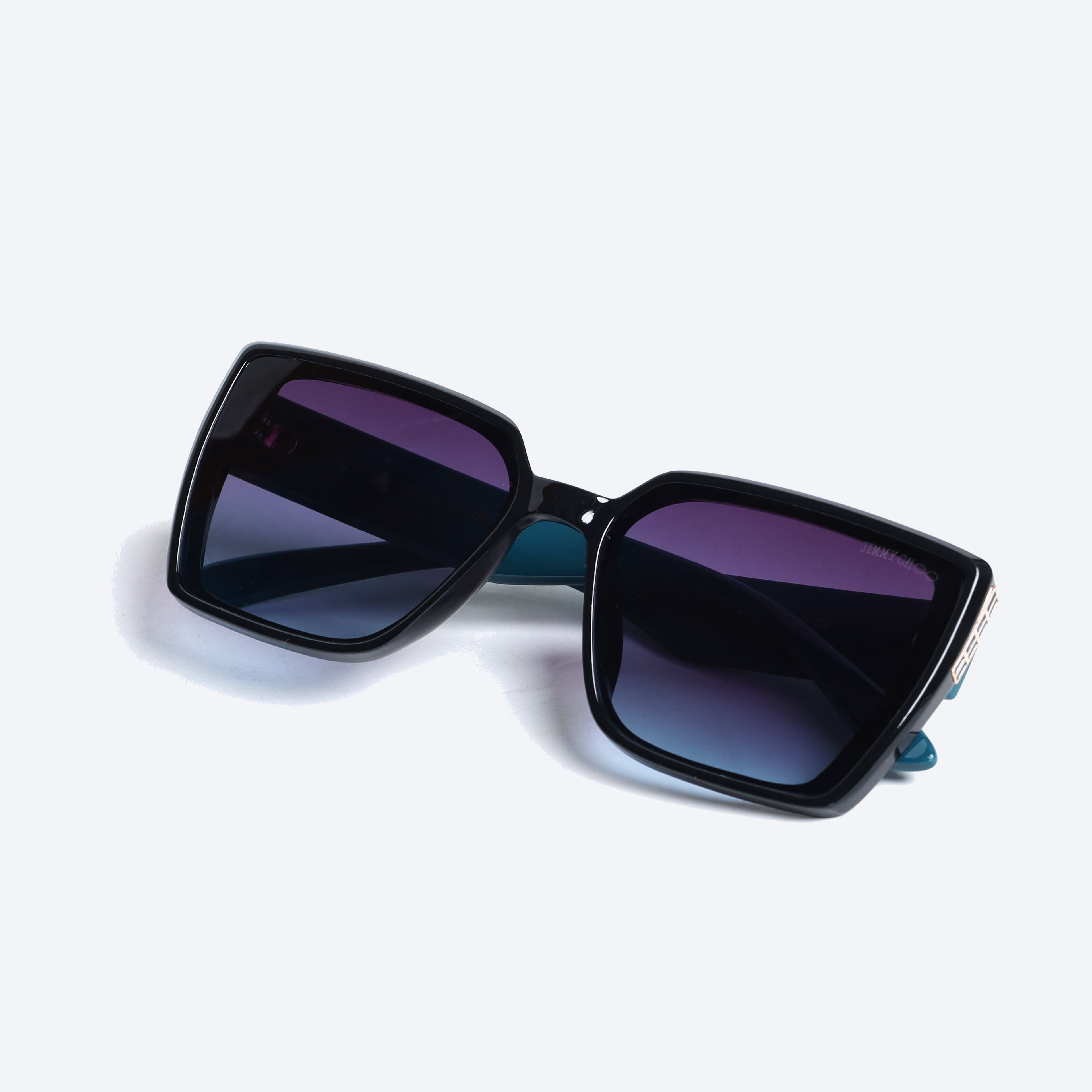 Jimmy Choo M9058 Geometric Sunglasses - Black