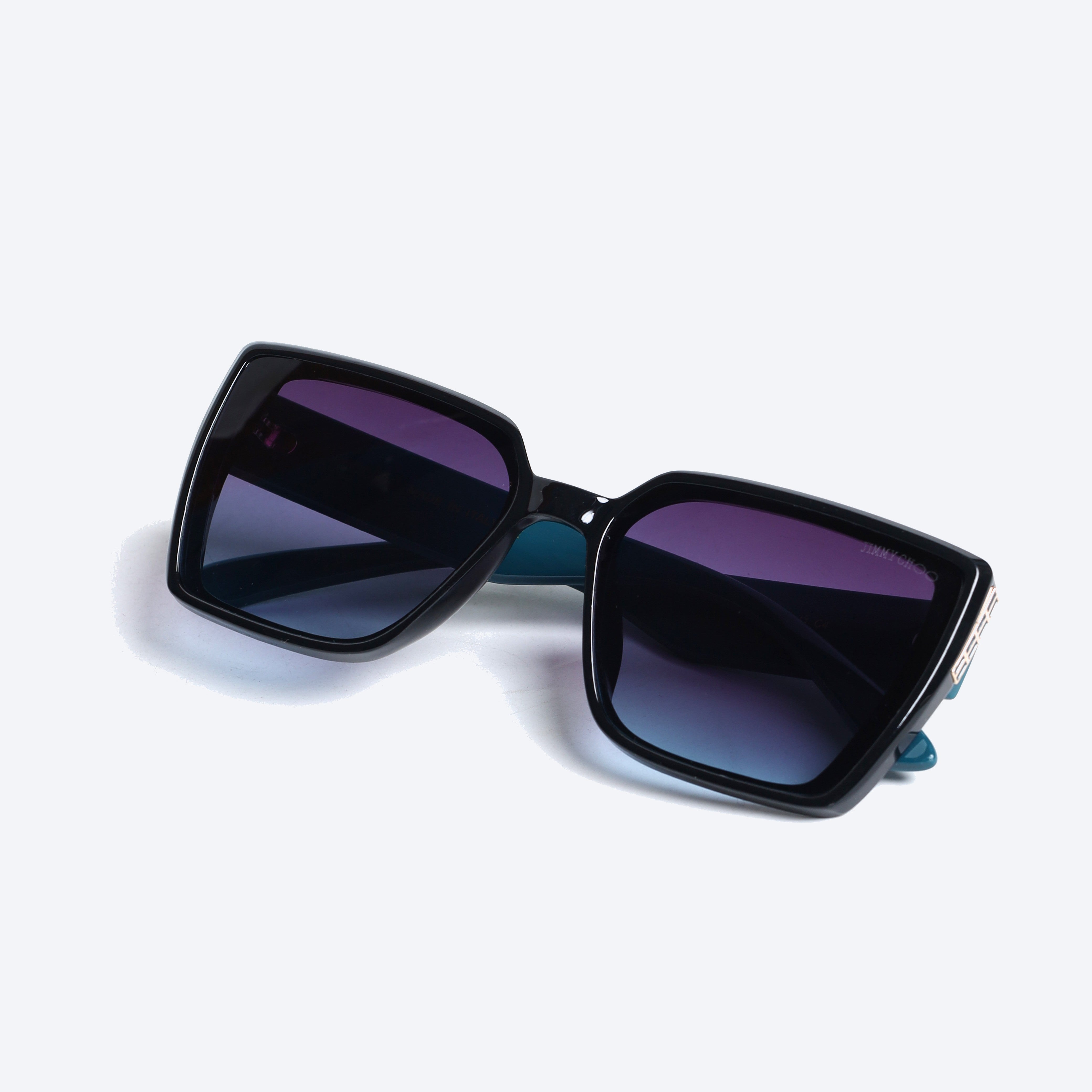 Jimmy Choo M9058 Geometric Sunglasses - Black