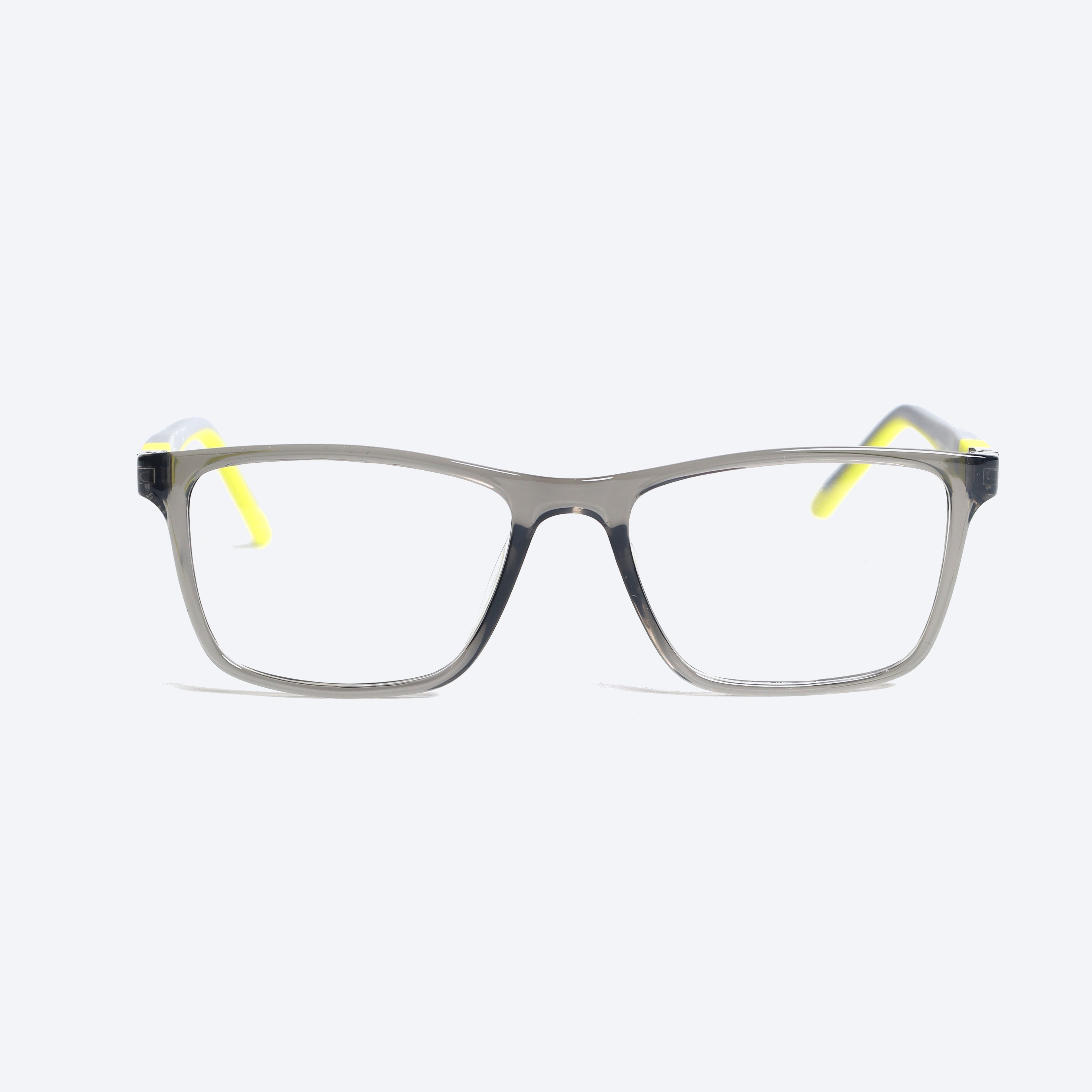 Kids TR90 DS3009 Rectangle Eyeglasses - Transparent Grey