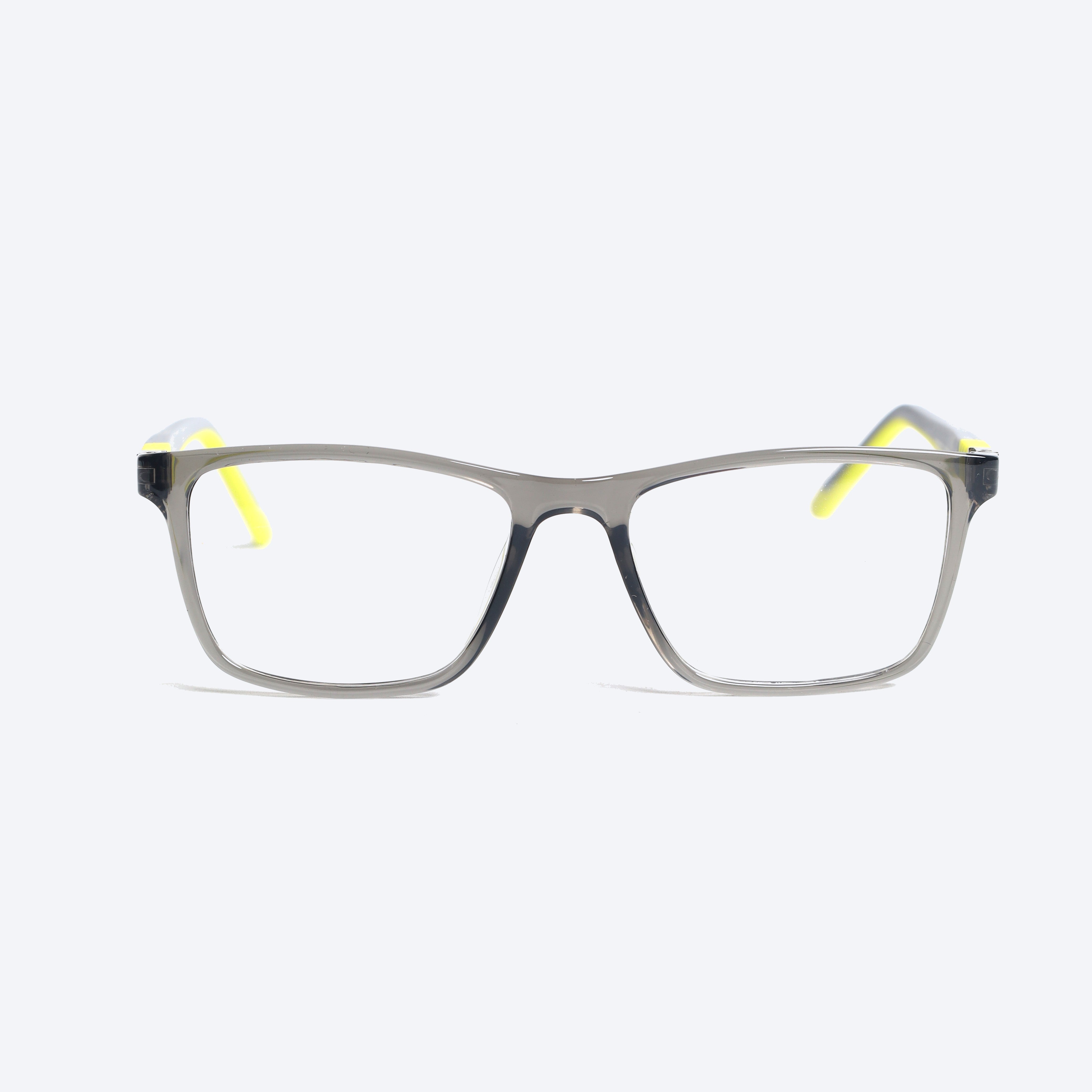 Kids TR90 DS3009 Rectangle Eyeglasses - Transparent Grey