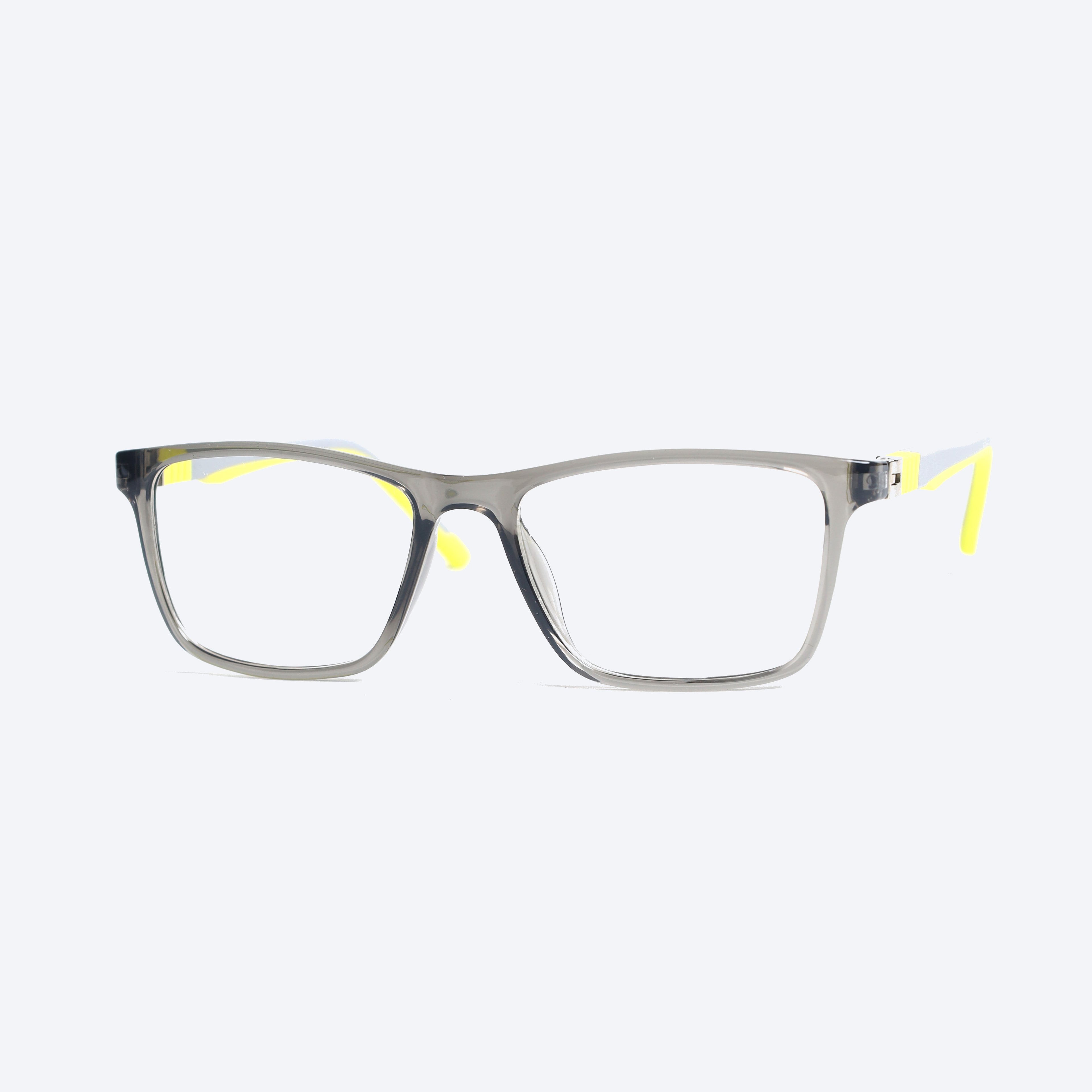 Kids TR90 DS3009 Rectangle Eyeglasses - Transparent Grey