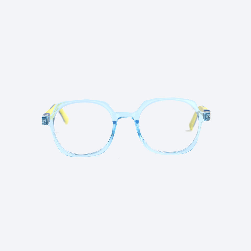 Kids TR90 RB5012 Geometric Eyeglasses - Transparent Blue