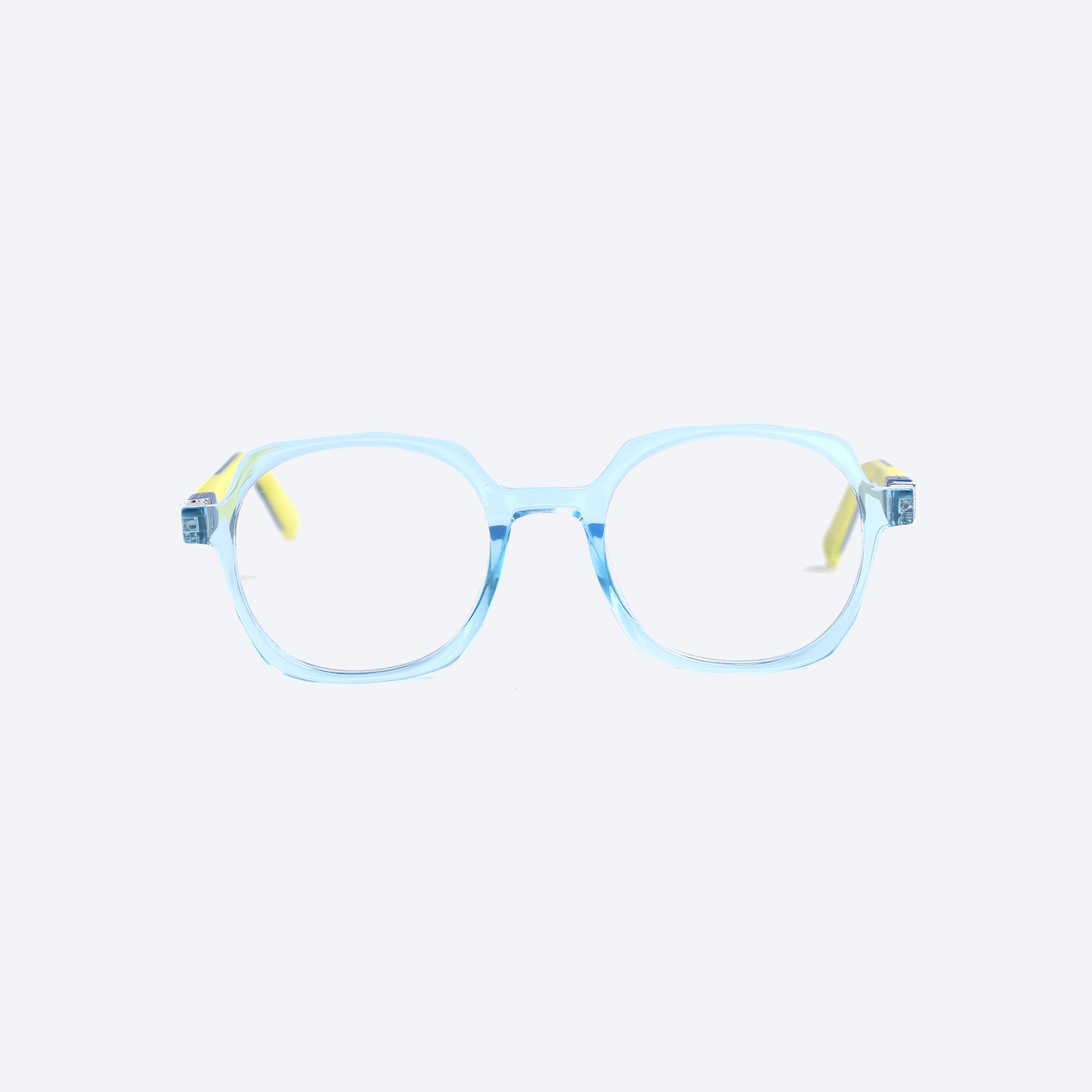 Kids TR90 RB5012 Geometric Eyeglasses - Transparent Blue