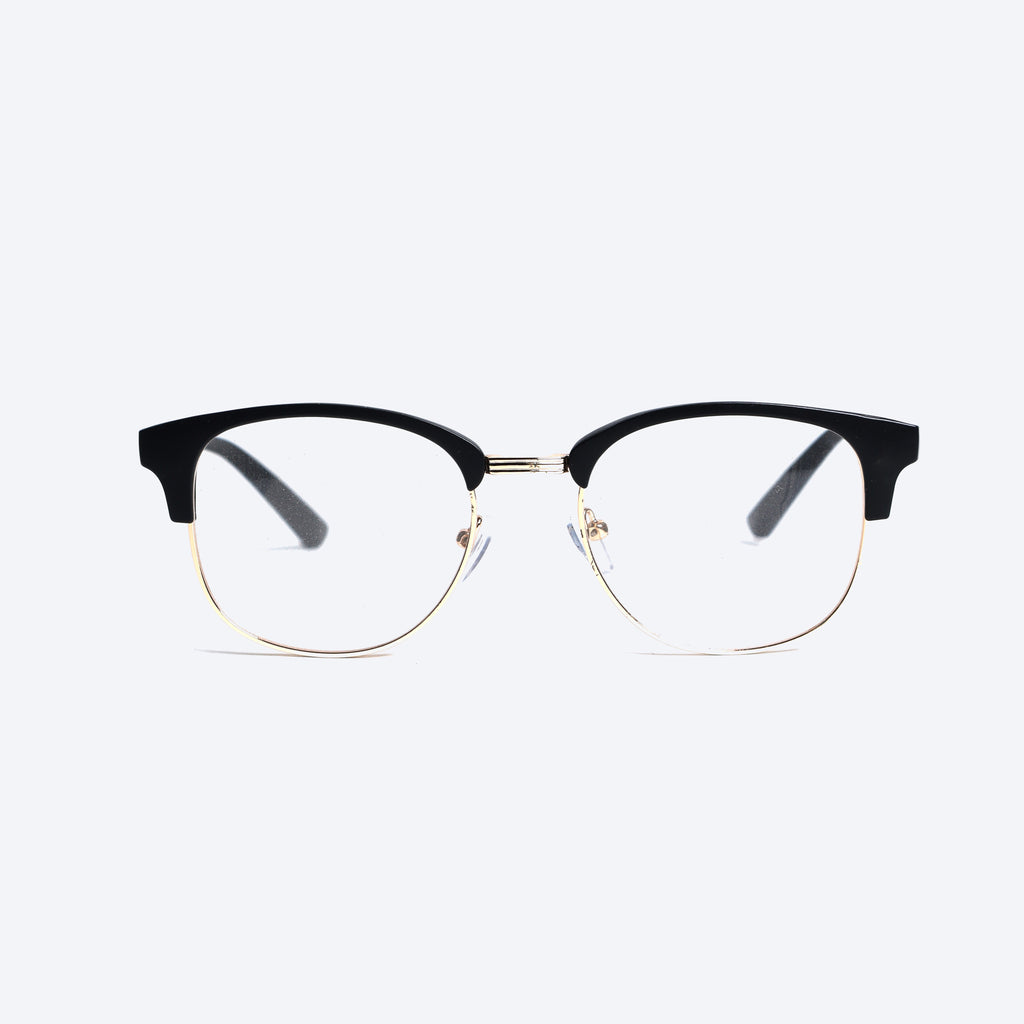 Attachment Glasses Generic 2276T Club master Eyeglasses - Black Golden