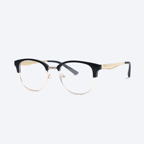 Attachment Glasses Generic 2276T Club master Eyeglasses - Black Golden