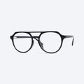 Attachment Glasses Generic 2337T Geomatric Round Eyeglasses - Black