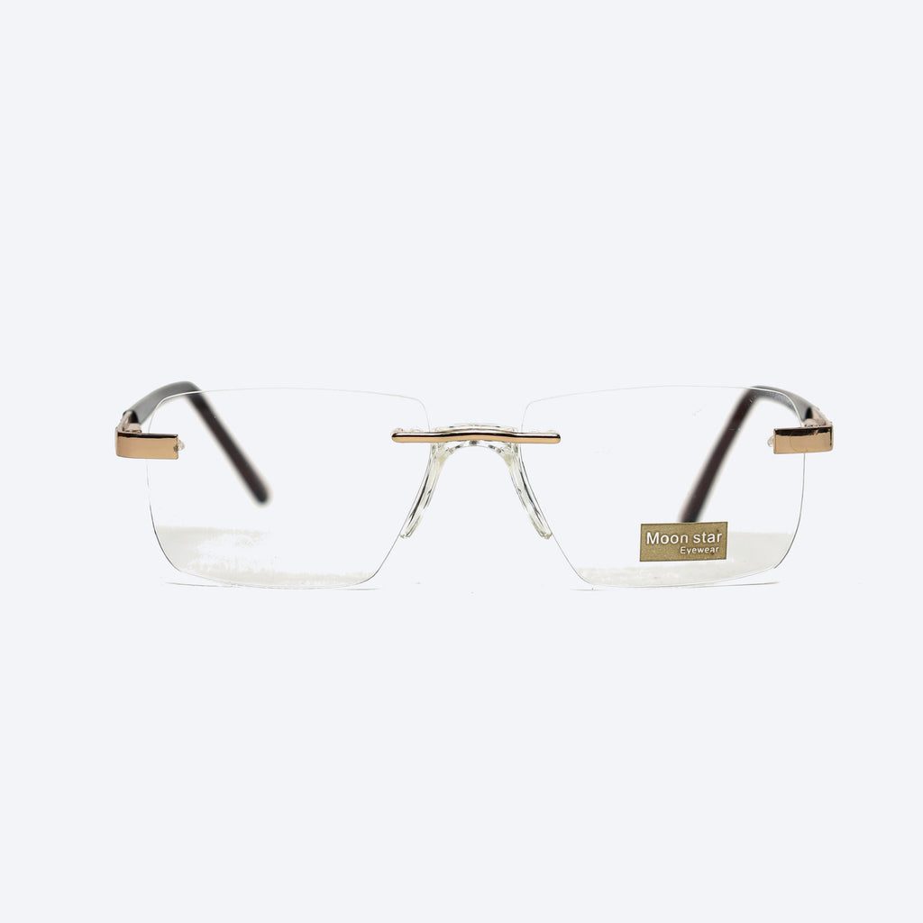 Moon Star Fix nose Three Piece GSJ082L Rectangle Eyeglasses