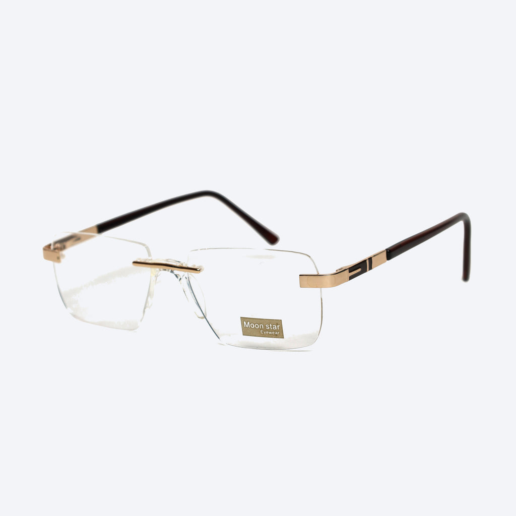 Moon Star Fix nose Three Piece GSJ082L Rectangle Eyeglasses