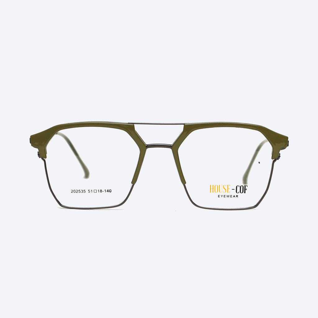 House-COF 202535 Geometric aviator Eyeglasses
