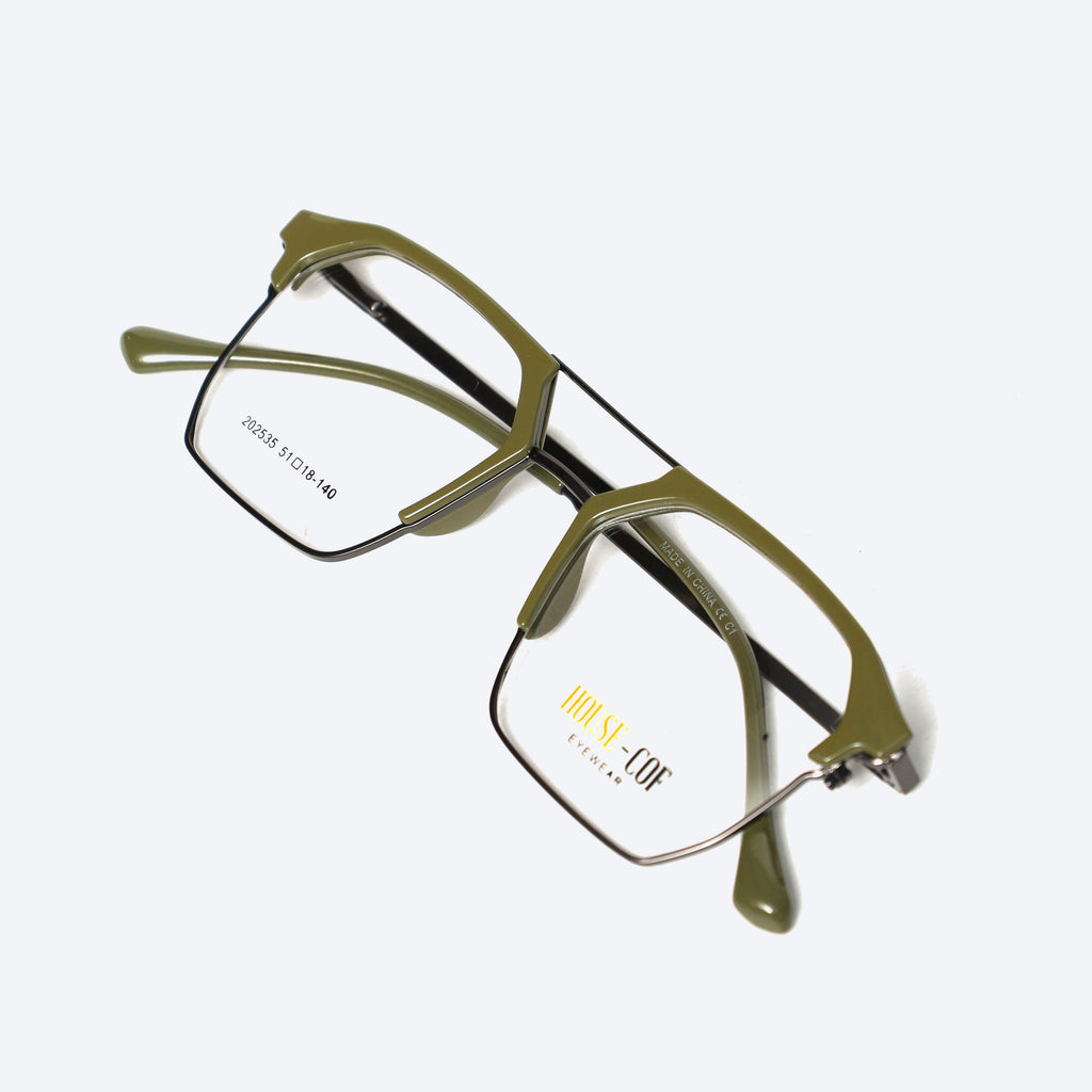 House-COF 202535 Geometric aviator Eyeglasses