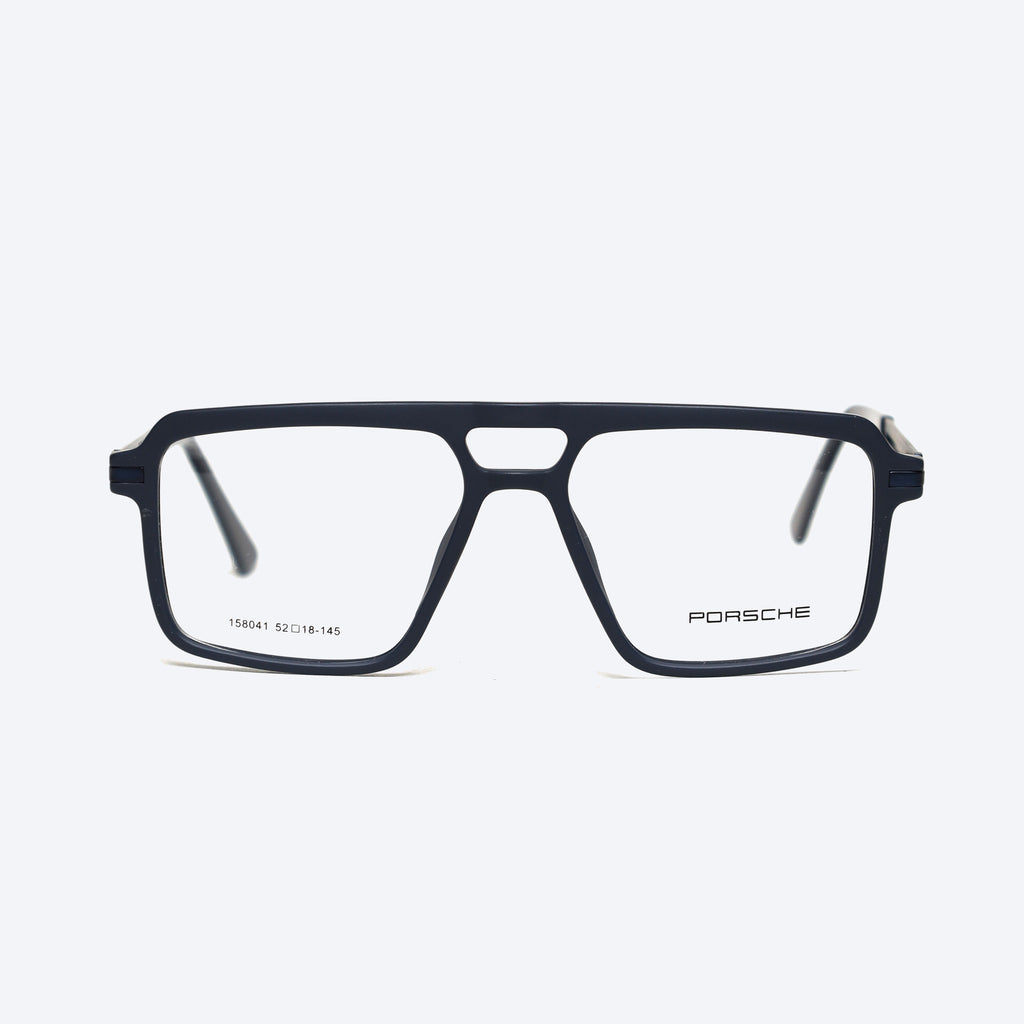 PORSCHE 158041 Geometric aviator Eyeglasses