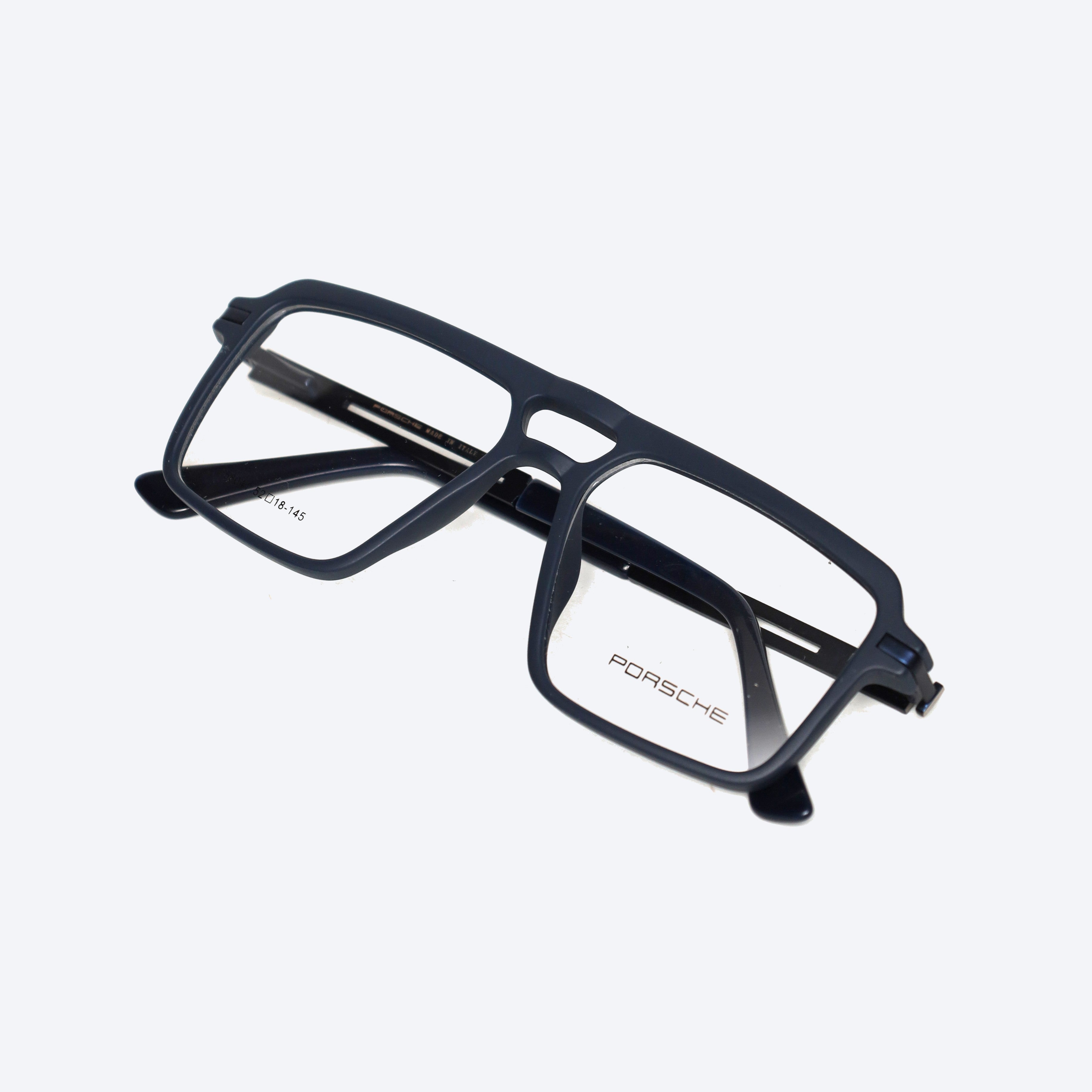PORSCHE 158041 Geometric aviator Eyeglasses