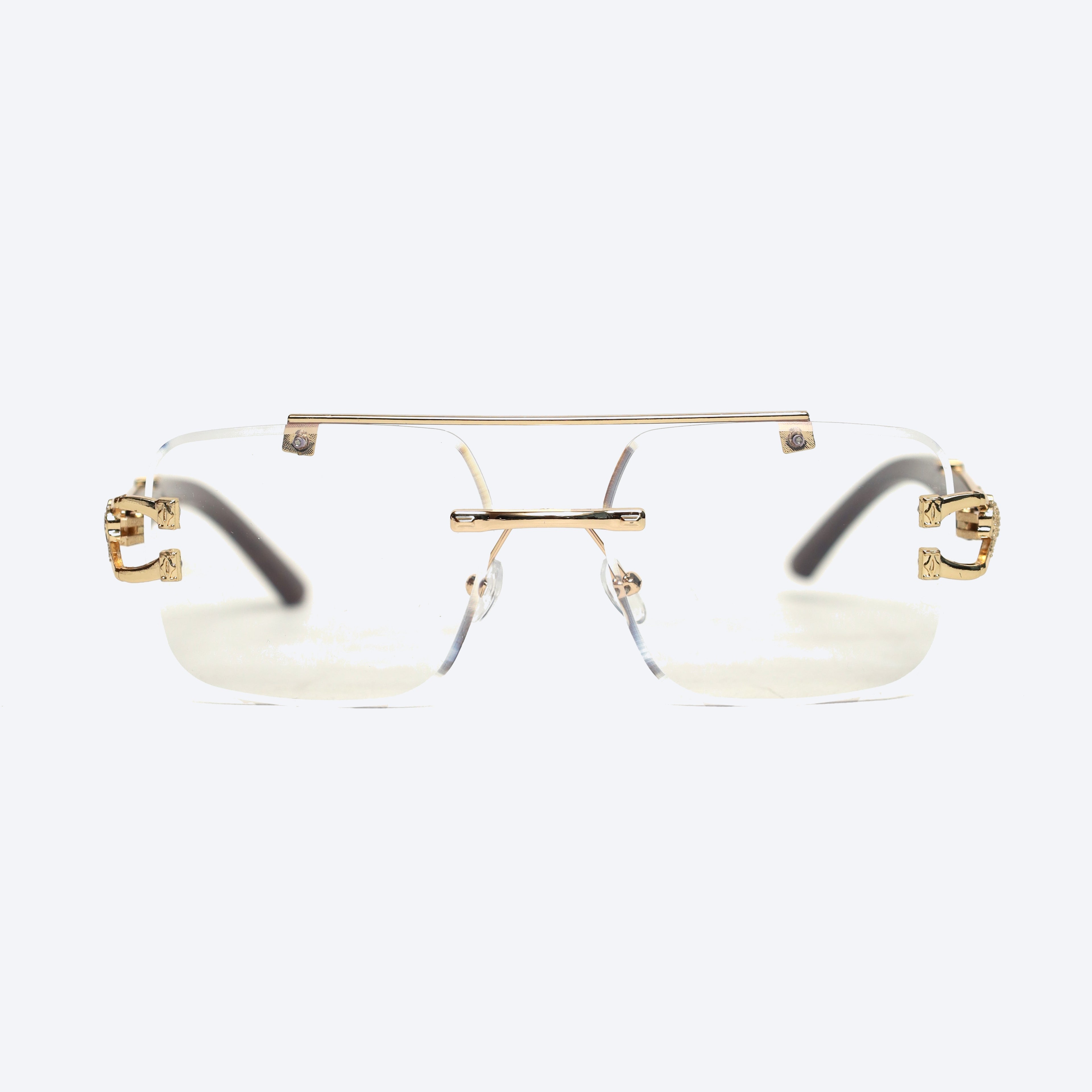 Transition Rimless Sunglasses Generic-2 Aviator Eyeglasses