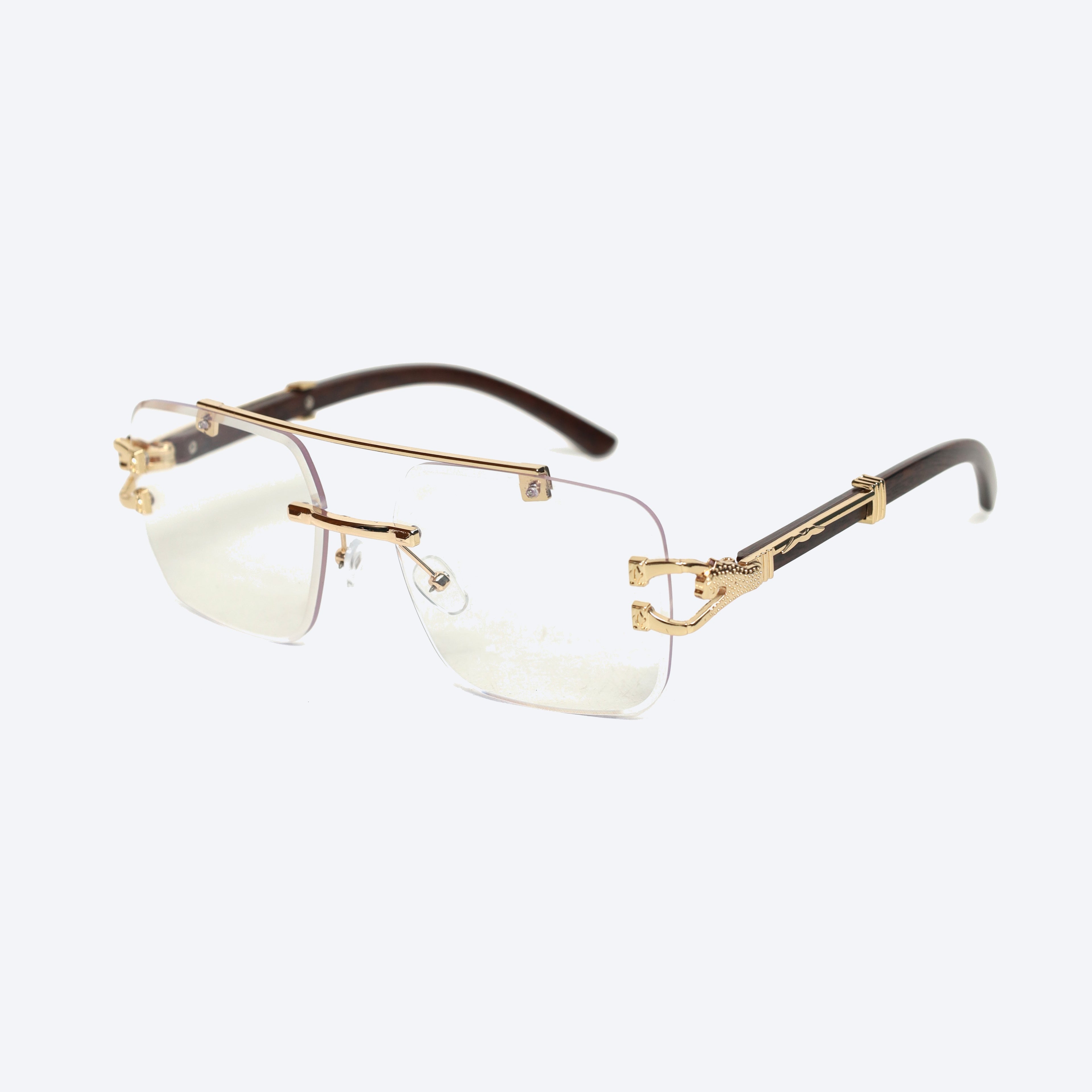Transition Rimless Sunglasses Generic-2 Aviator Eyeglasses